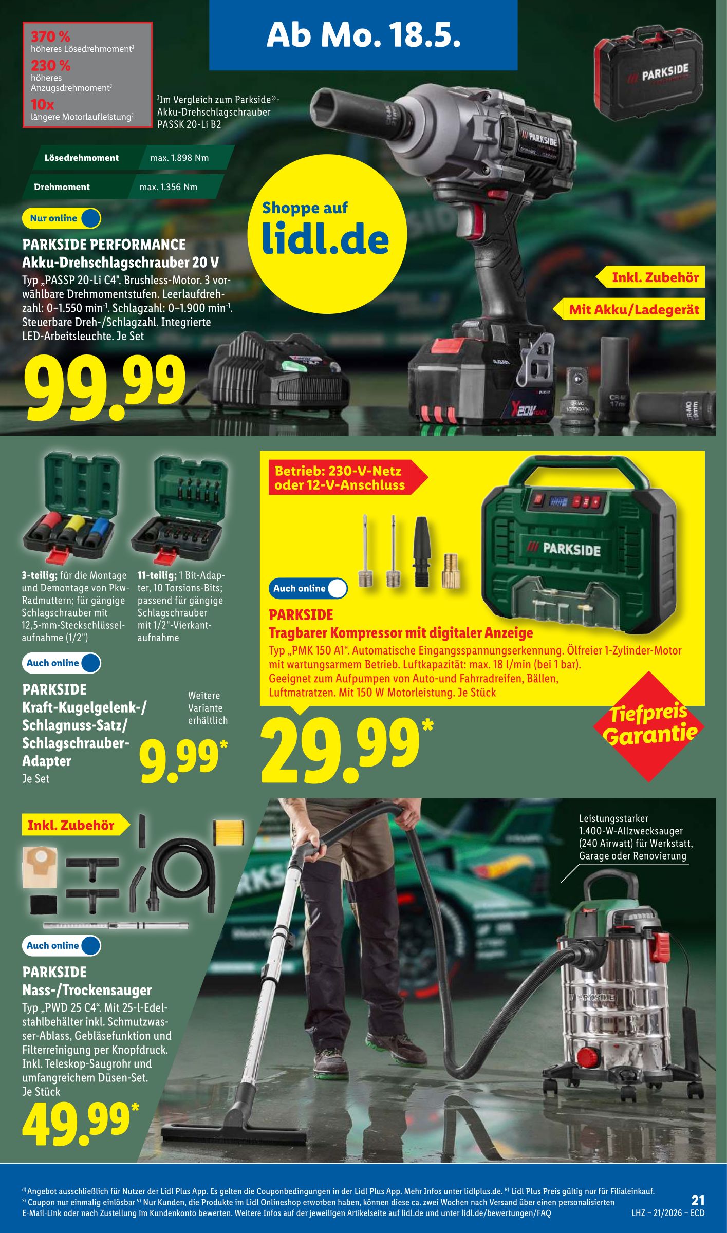 lidl - Lidl - Angebot der Woche Prospekt nächste Woche – von Montag 18.05.2026 bis Samstag 23.05.2026 - page: 19