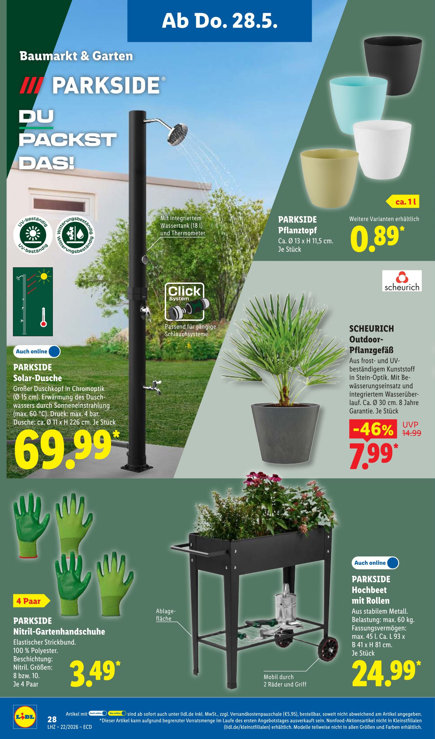 lidl - Lidl - Angebot der Woche Prospekt nächste Woche – von Dienstag 26.05.2026 bis Samstag 30.05.2026 - page: 22