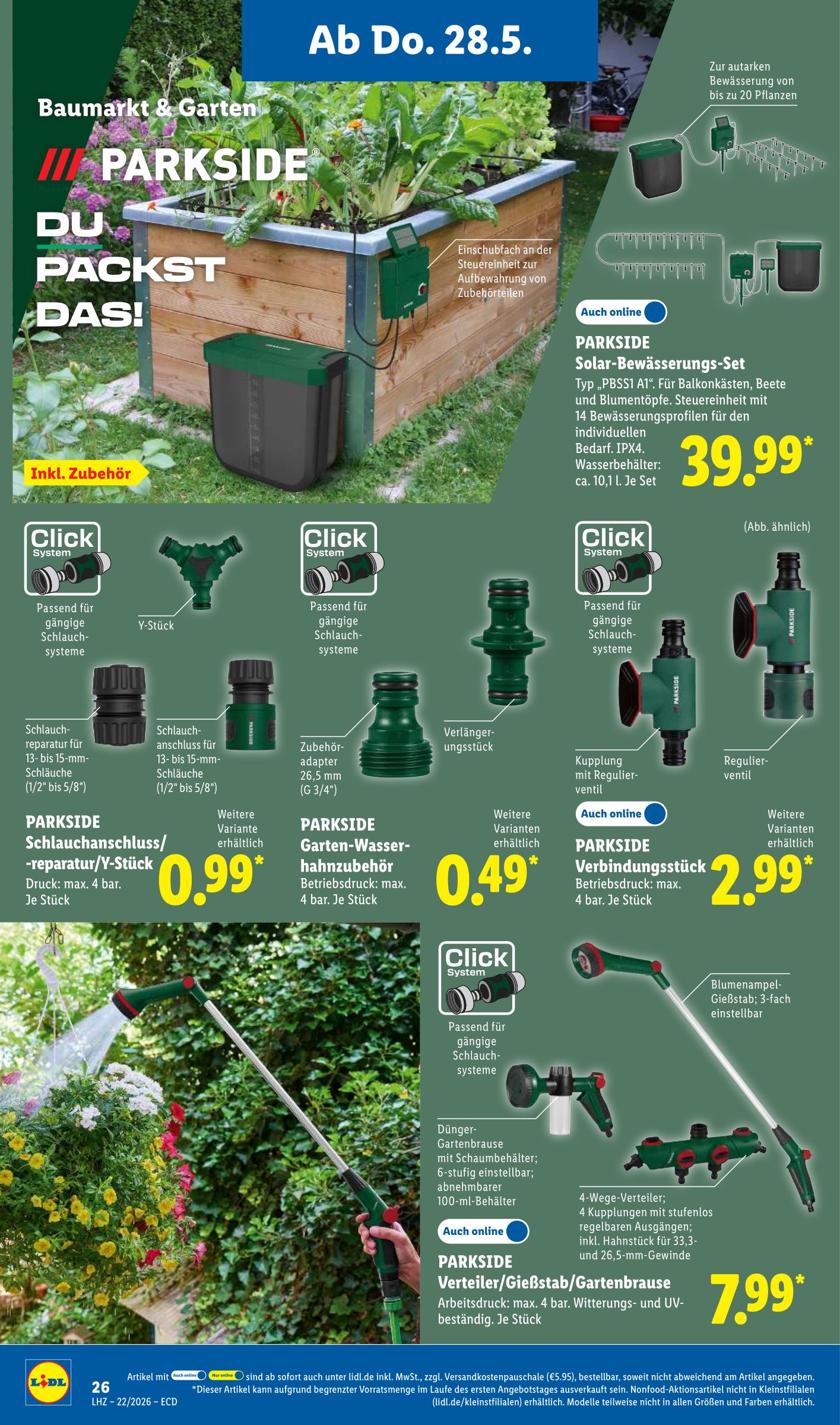 lidl - Lidl - Angebot der Woche Prospekt nächste Woche – von Dienstag 26.05.2026 bis Samstag 30.05.2026 - page: 20