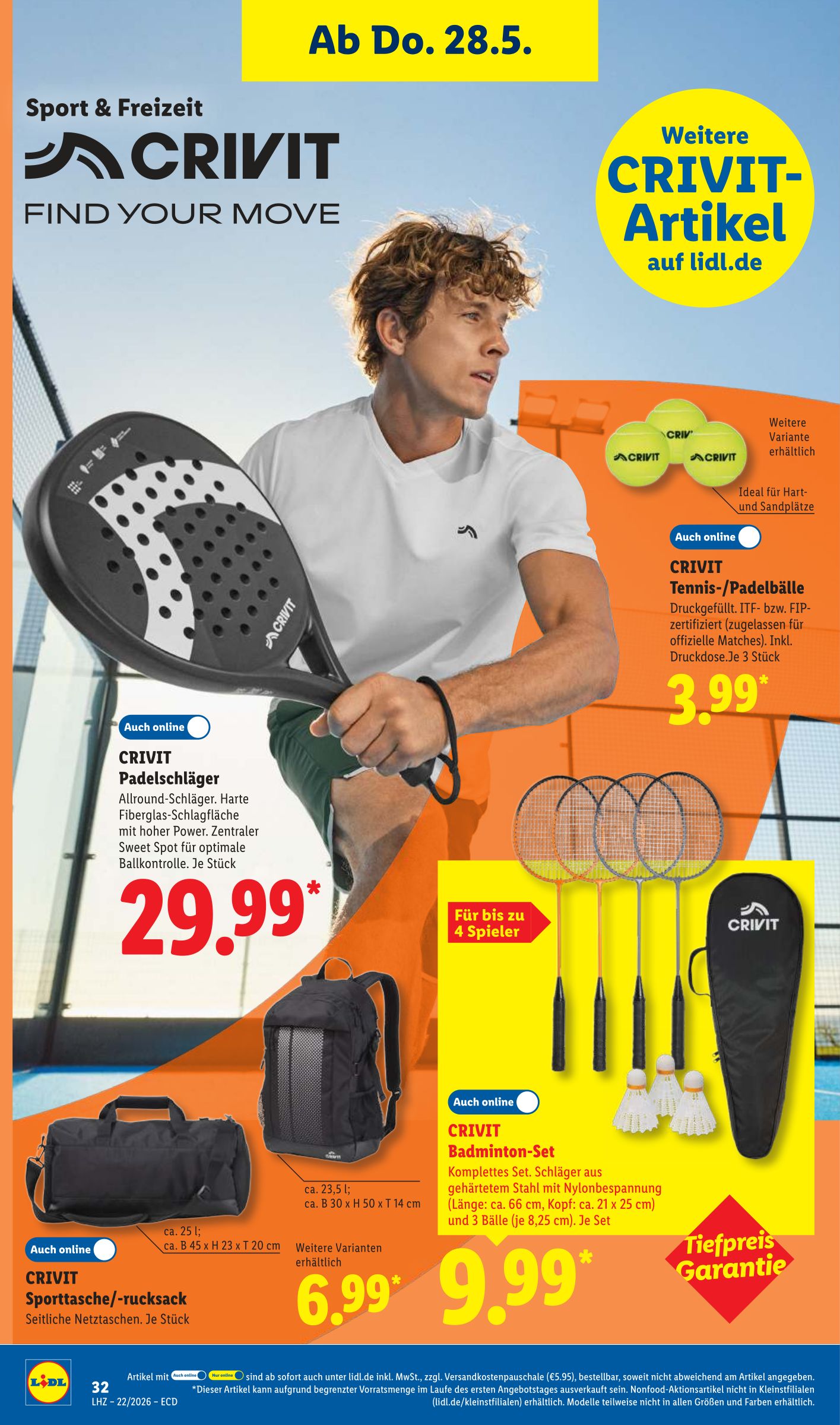lidl - Lidl - Angebot der Woche Prospekt nächste Woche – von Dienstag 26.05.2026 bis Samstag 30.05.2026 - page: 32