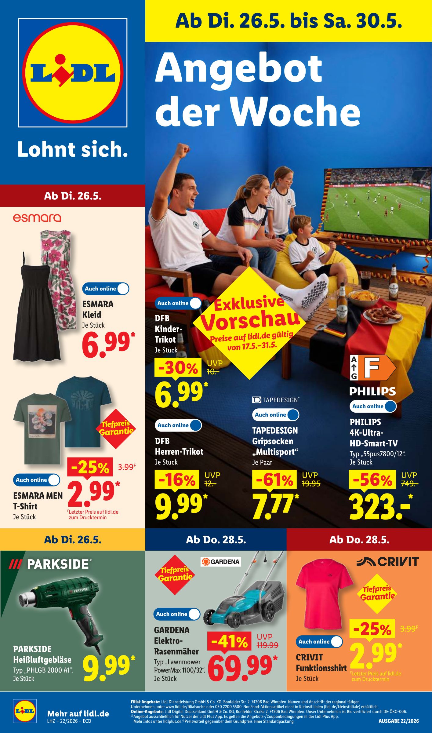 lidl - Lidl - Angebot der Woche Prospekt nächste Woche – von Dienstag 26.05.2026 bis Samstag 30.05.2026