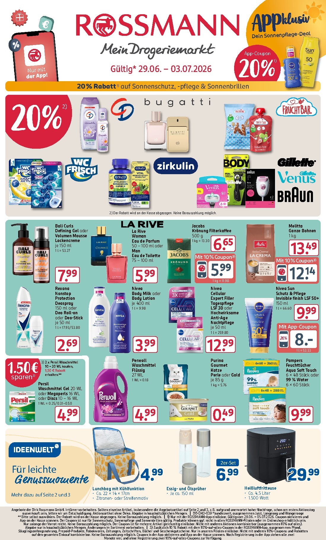 rossmann - ROSSMANN Prospekt nächste Woche – von Montag 29.06.2026 bis Freitag 03.07.2026 - page: 1