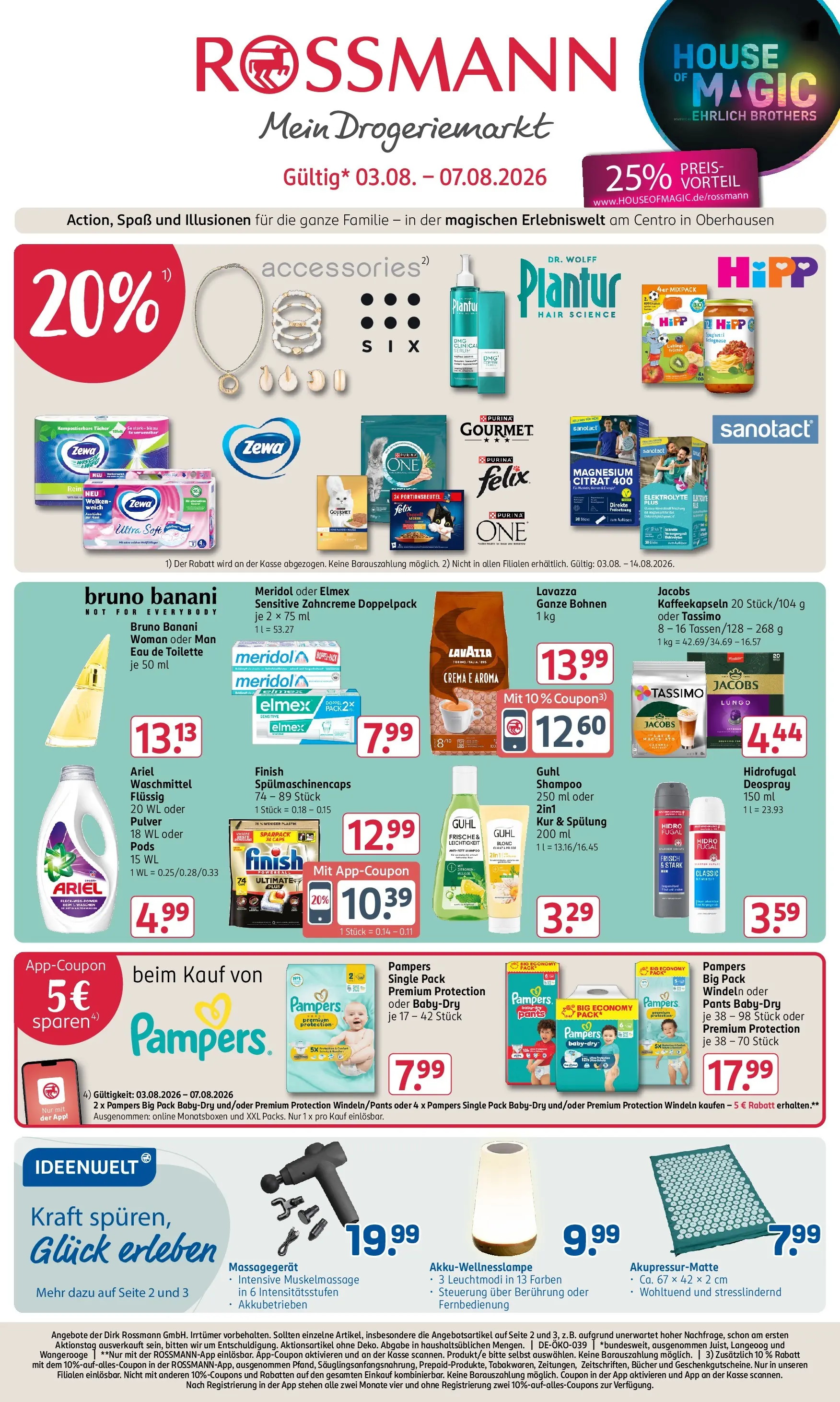rossmann - ROSSMANN Prospekt – von Montag 03.08.2026 bis Freitag 07.08.2026 - page: 1