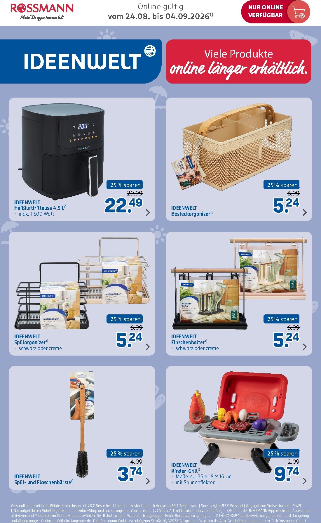 rossmann - ROSSMANN - Online Angebote Prospekt – von Montag 24.08.2026 bis Freitag 04.09.2026 - page: 6