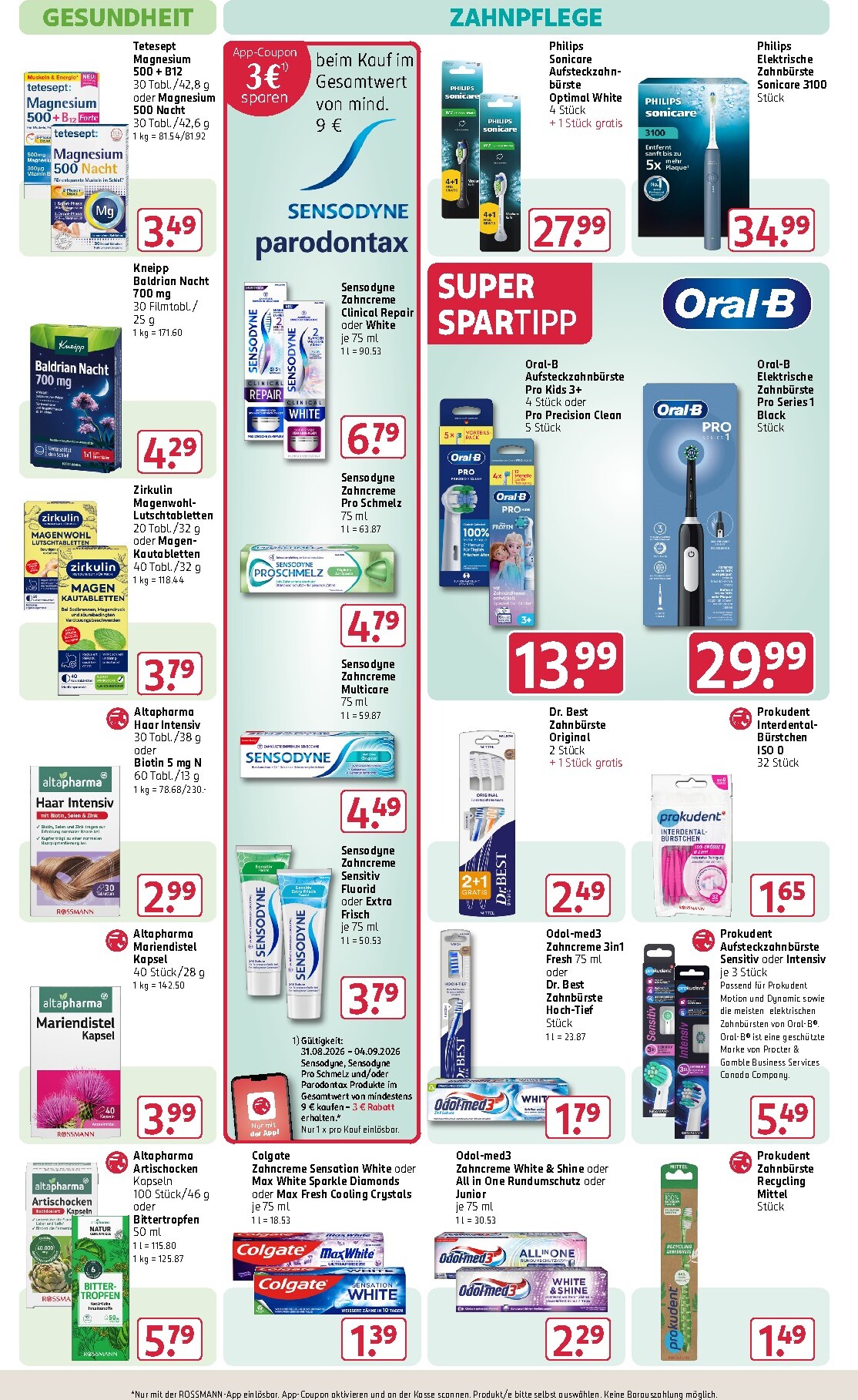 rossmann - ROSSMANN Prospekt nächste Woche – von Montag 31.08.2026 bis Freitag 04.09.2026 - page: 17