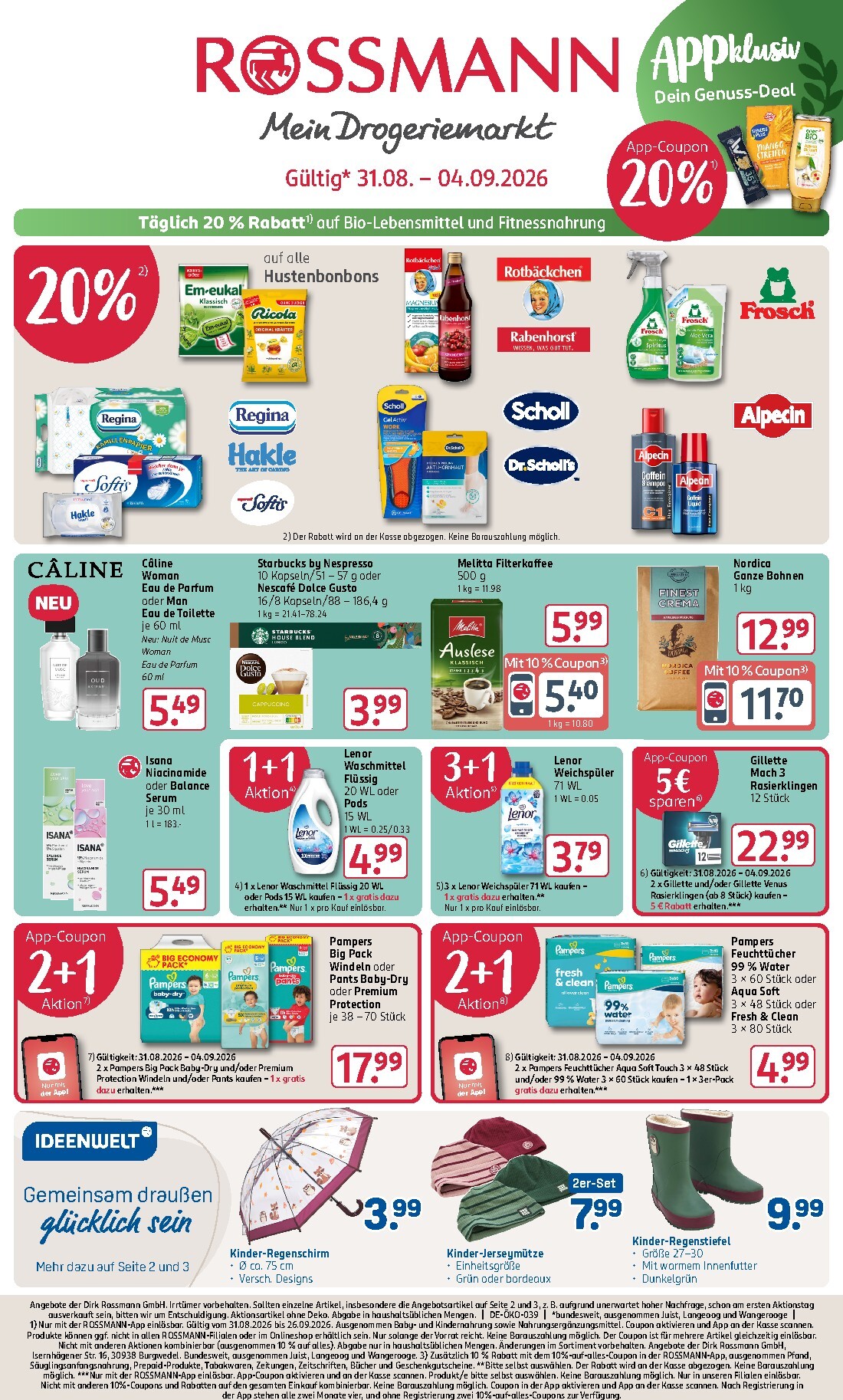 rossmann - ROSSMANN Prospekt nächste Woche – von Montag 31.08.2026 bis Freitag 04.09.2026