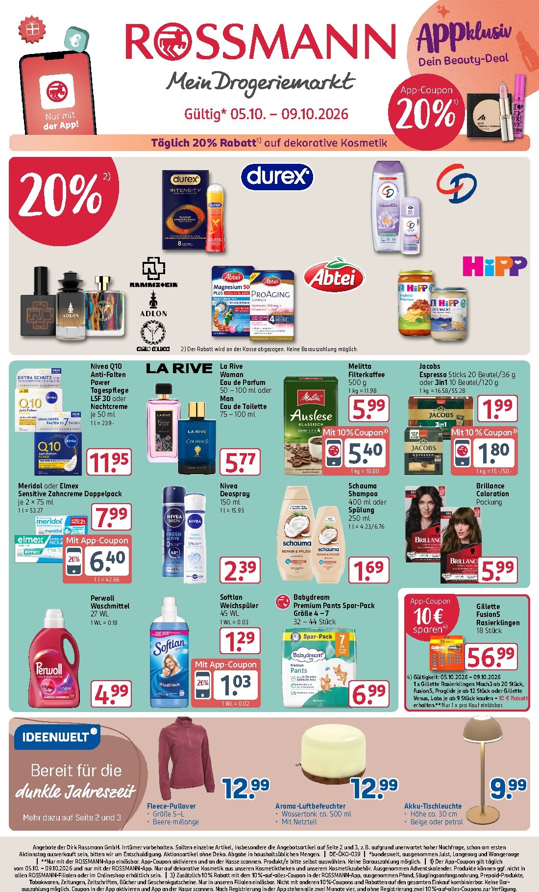 rossmann - ROSSMANN Prospekt nächste Woche – von Montag 05.10.2026 bis Freitag 09.10.2026