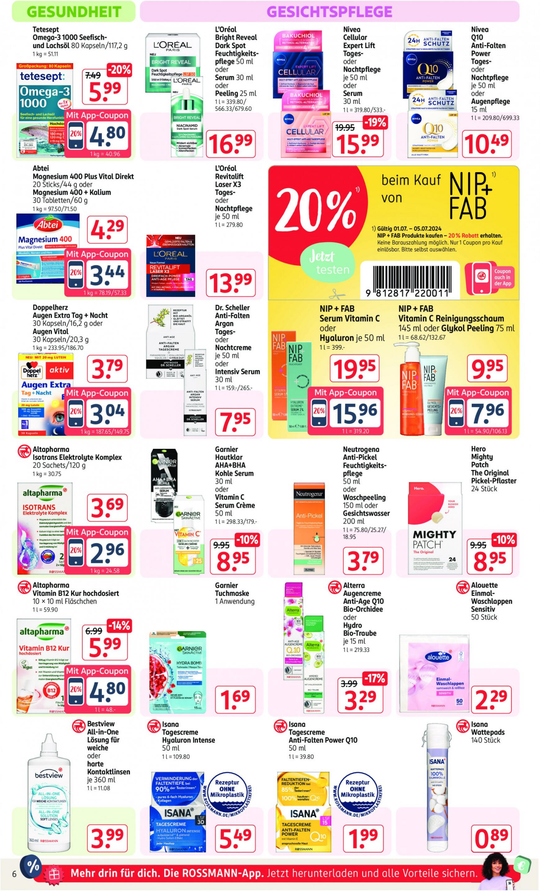 rossmann - Flyer ROSSMANN aktuell 01.07. - 05.07. - page: 6