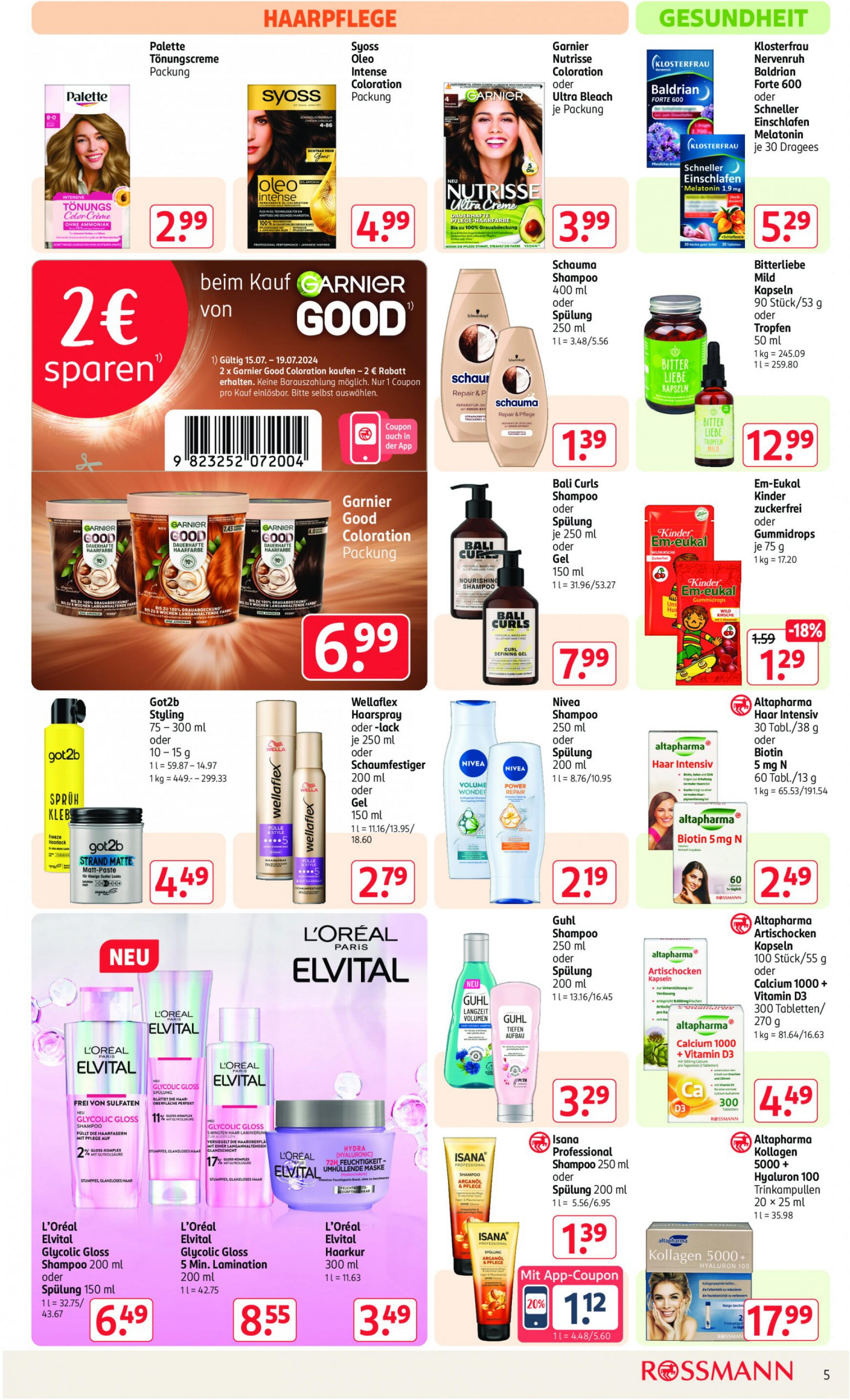 rossmann - Flyer ROSSMANN aktuell 15.07. - 19.07. - page: 7