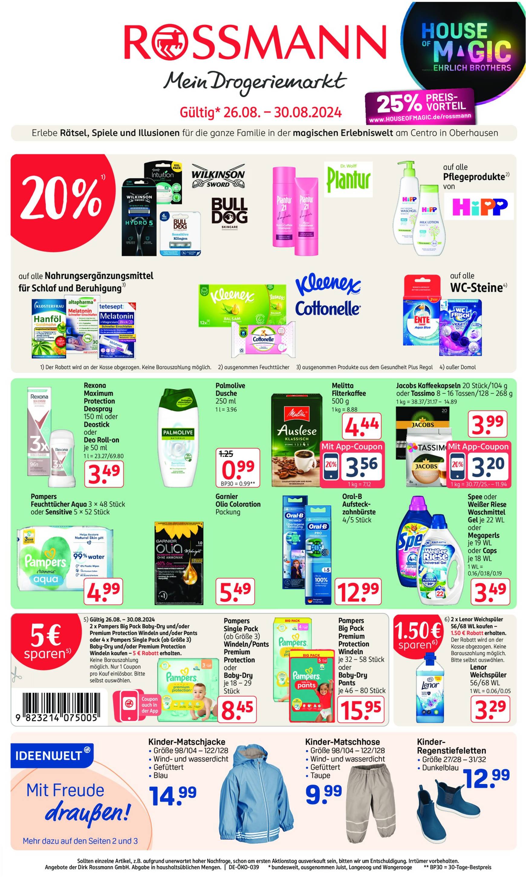 rossmann - ROSSMANN-Prospekt gültig ab 26.08. - 30.08. - page: 1