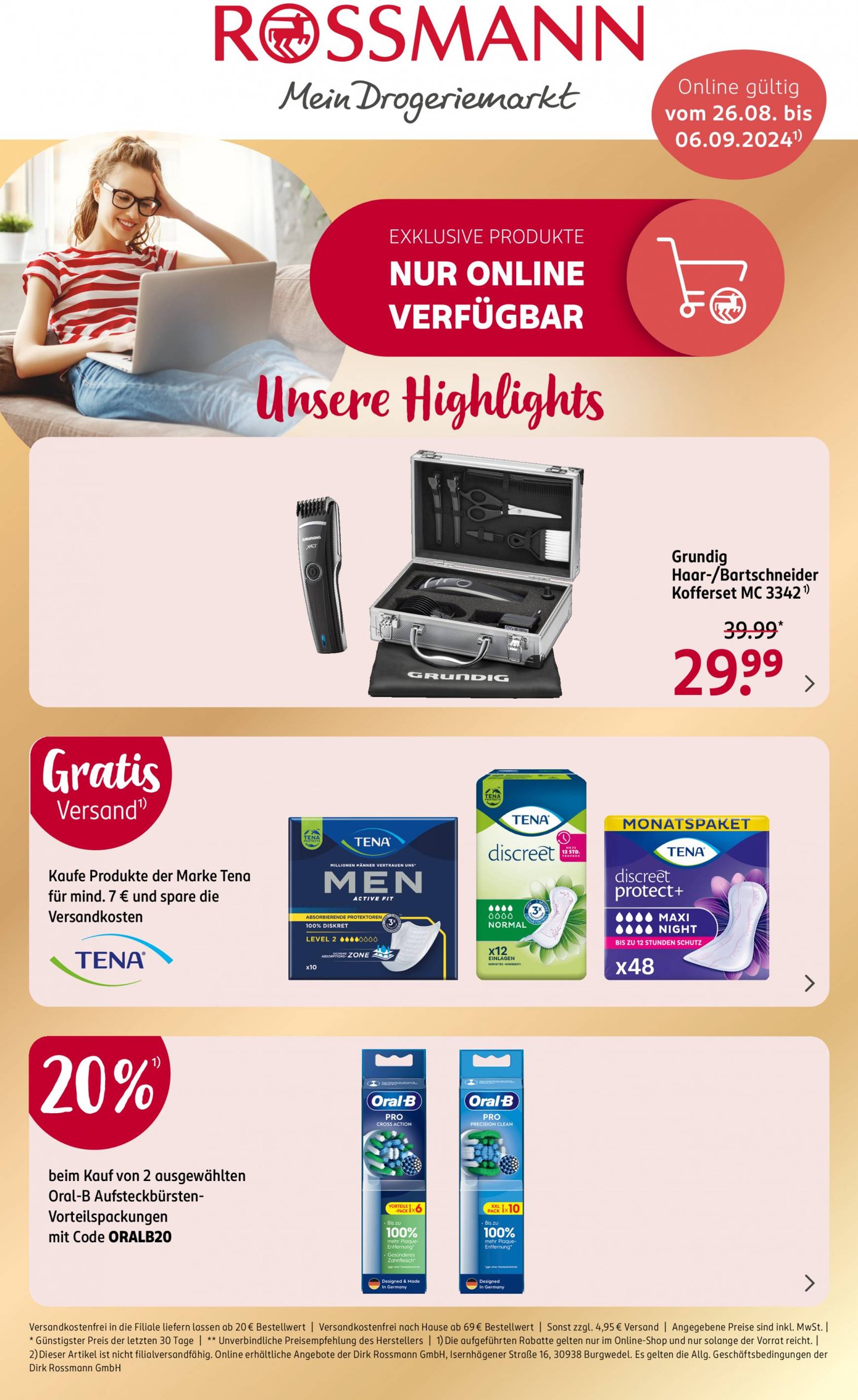 rossmann - ROSSMANN-Prospekt gültig ab 26.08. - 06.09.