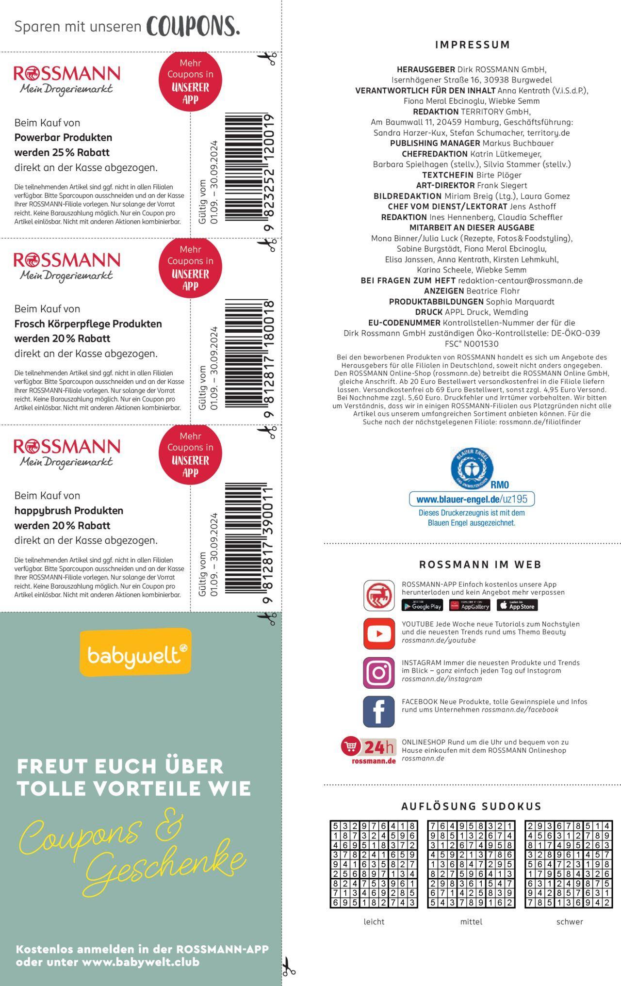 rossmann - Rossmann Centaur 01.09.2024 - 30.09.2024 - page: 96