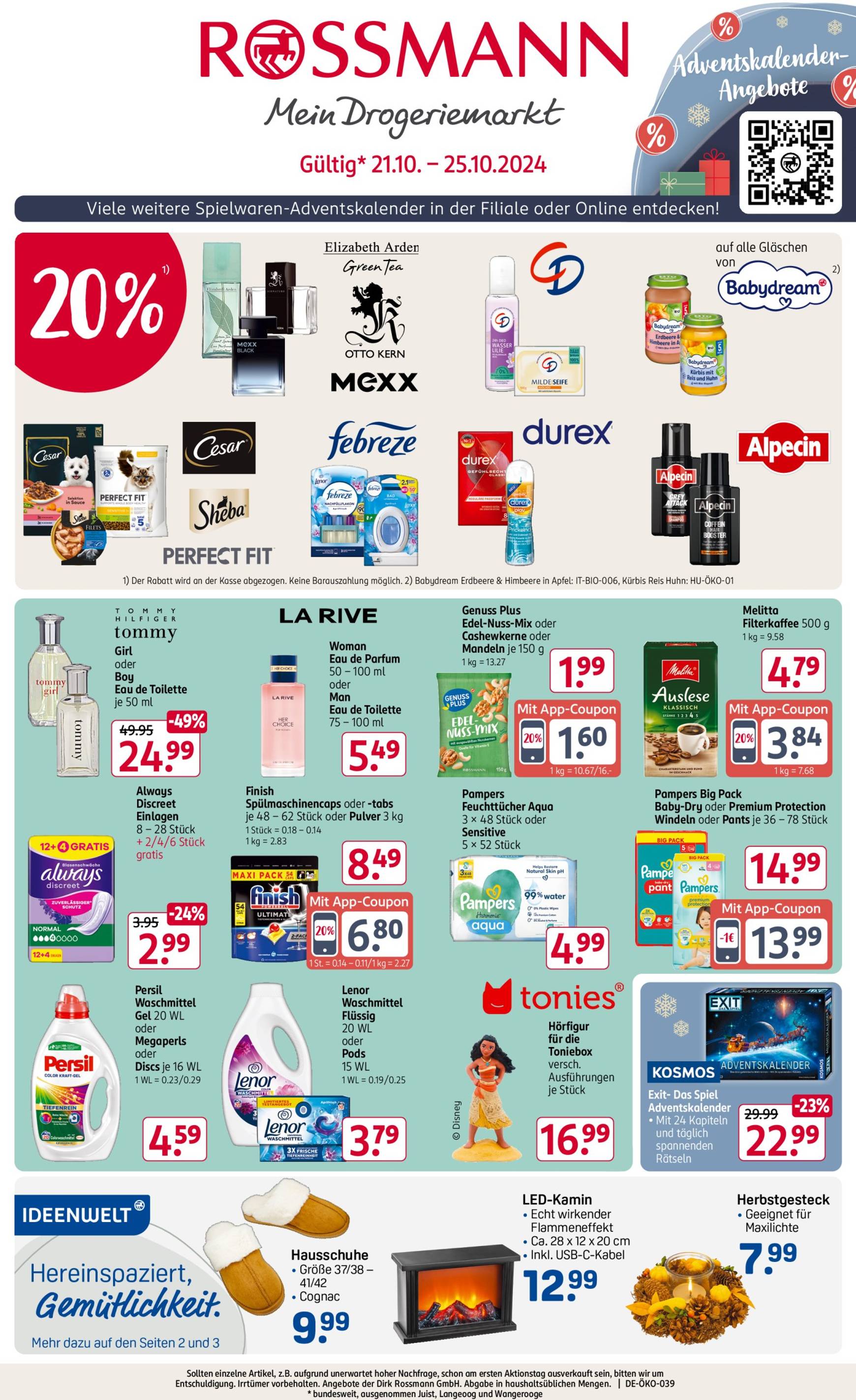 rossmann - ROSSMANN-Prospekt gültig von 21.10. bis 25.10. - page: 1