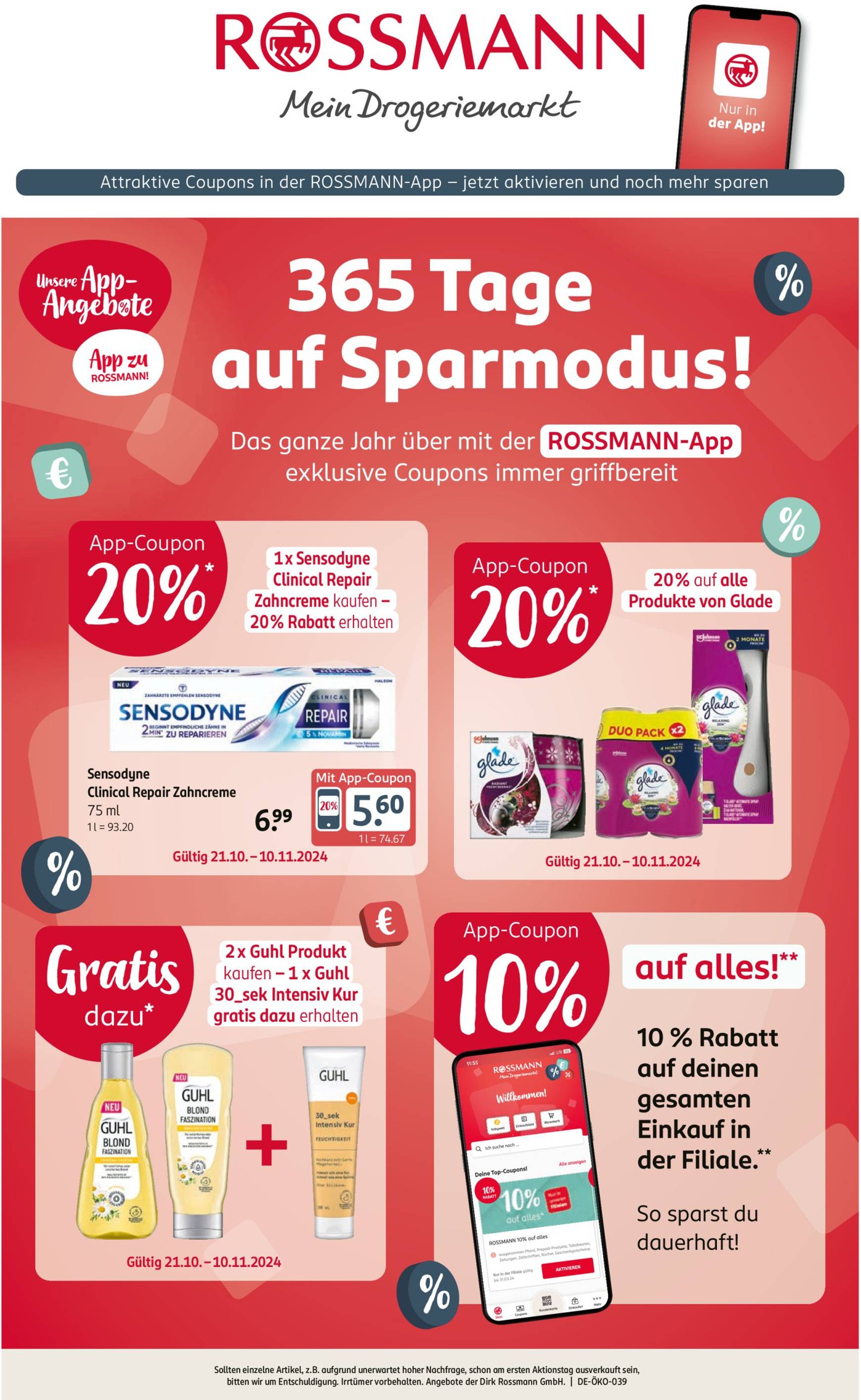 rossmann - ROSSMANN-Prospekt gültig von 21.10. bis 10.11. - page: 1