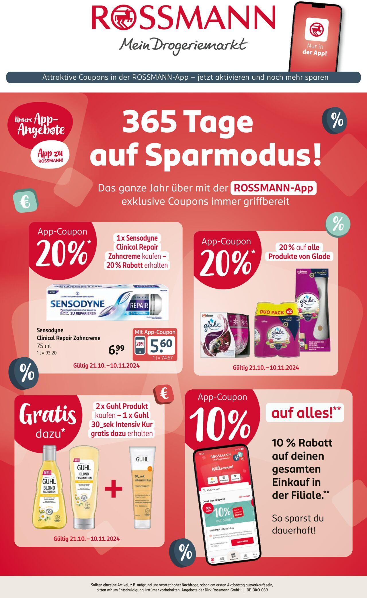 rossmann - Rossmann Prospekt 26.10.2024 - 01.11.2024