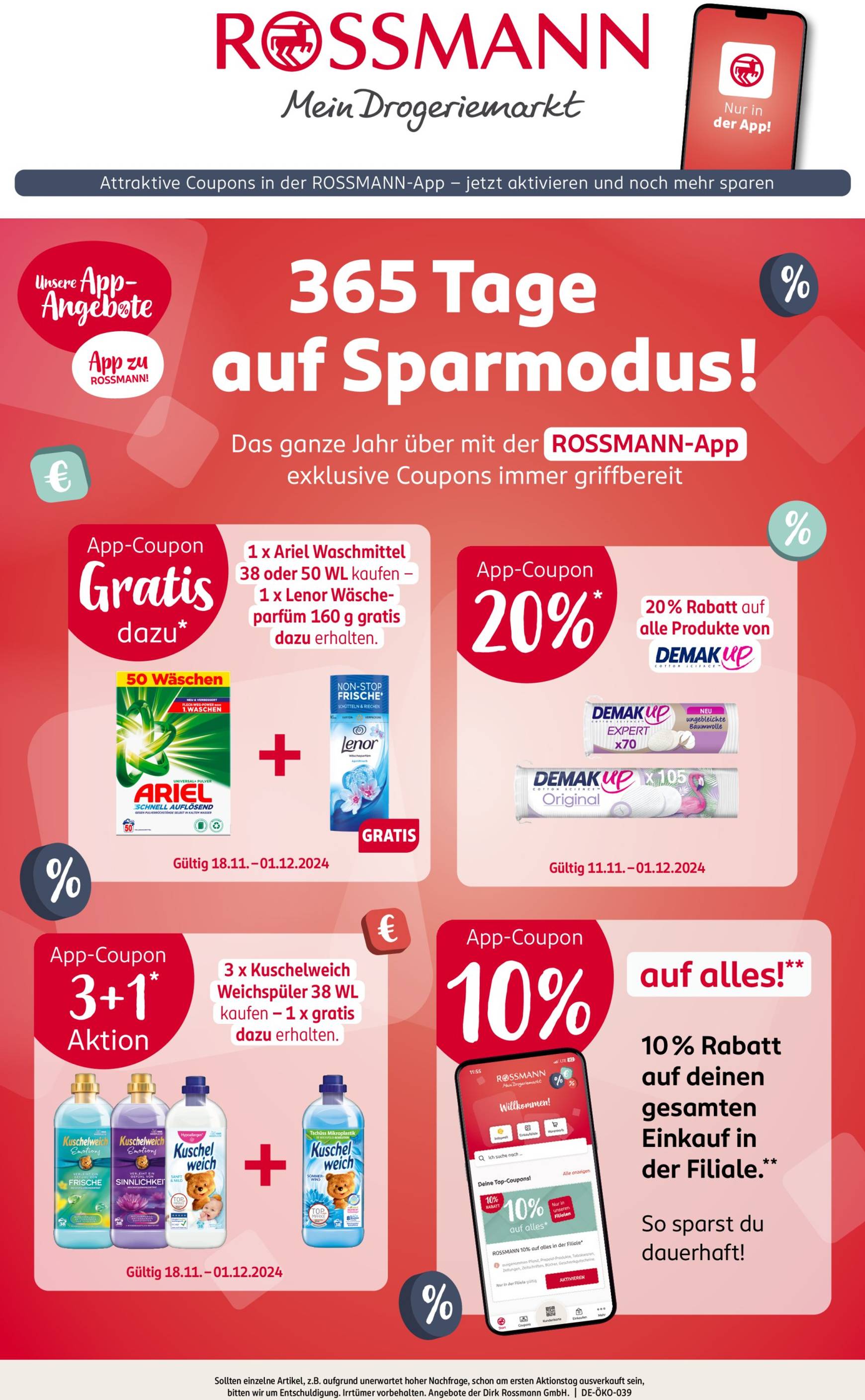 rossmann - ROSSMANN - App-Coupon-Prospekt gültig von 18.11. bis 01.12. - page: 1