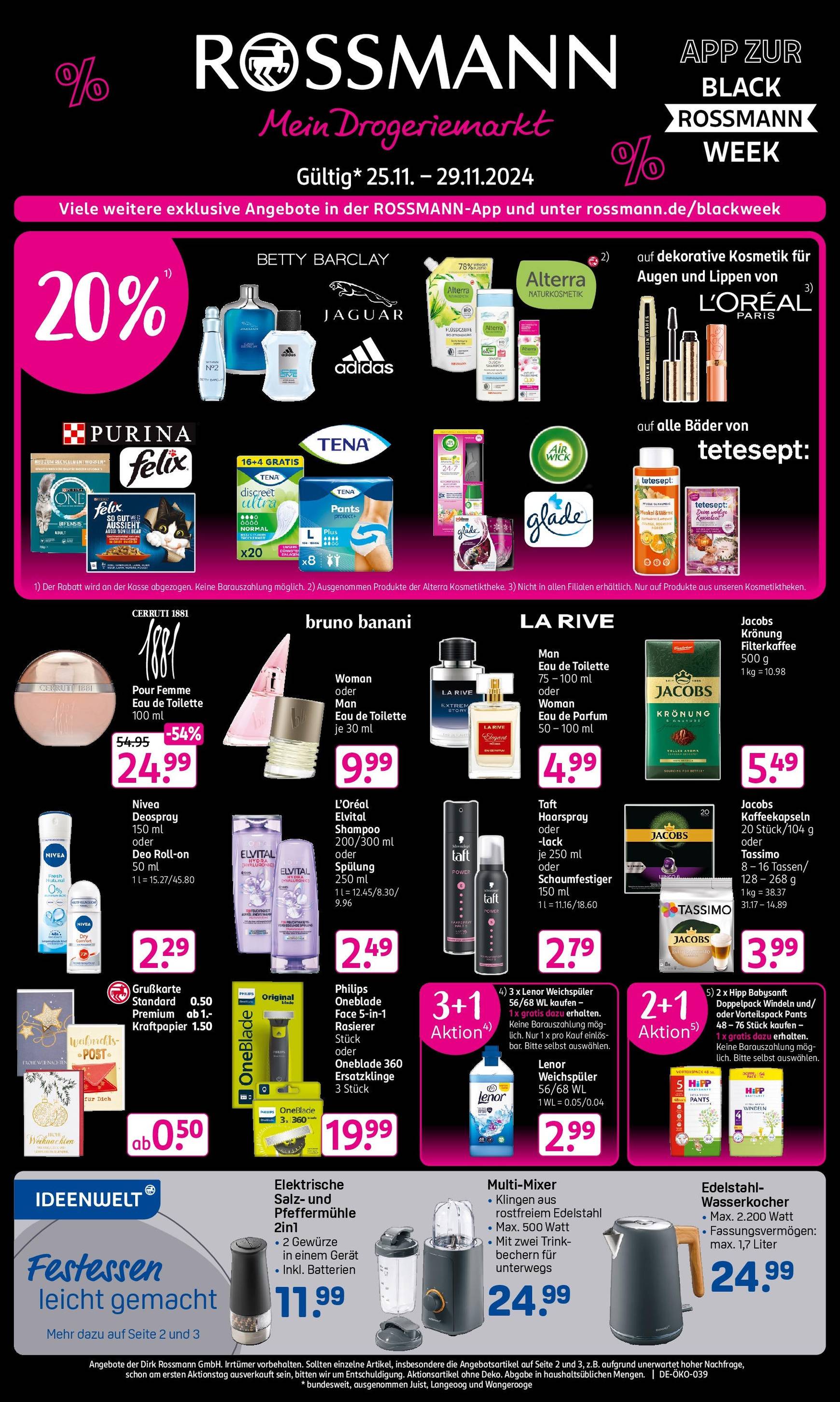 rossmann - ROSSMANN - Black Week-Prospekt gültig von 25.11. bis 29.11.