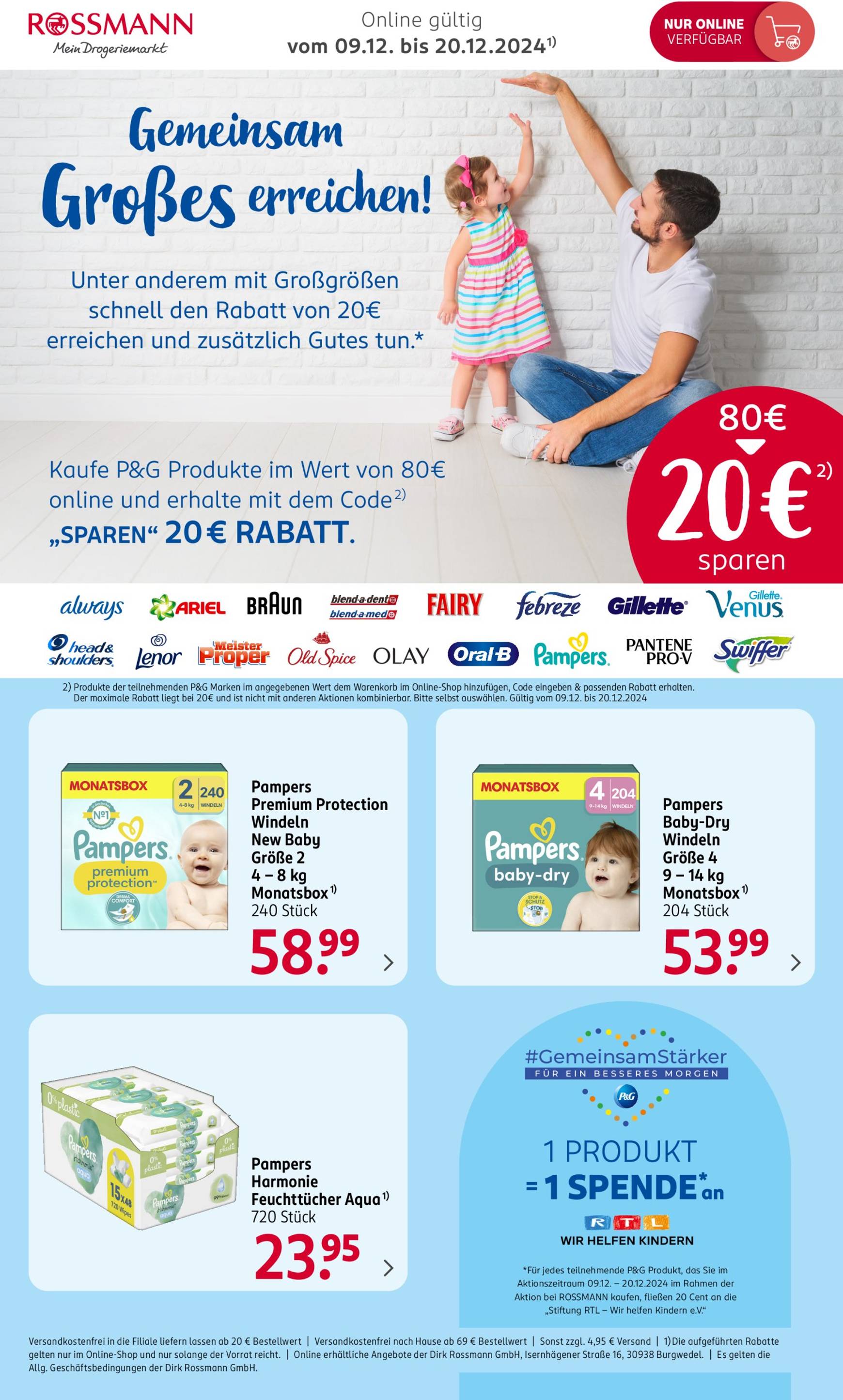 rossmann - ROSSMANN - P&G-Prospekt gültig von 09.12. bis 20.12.