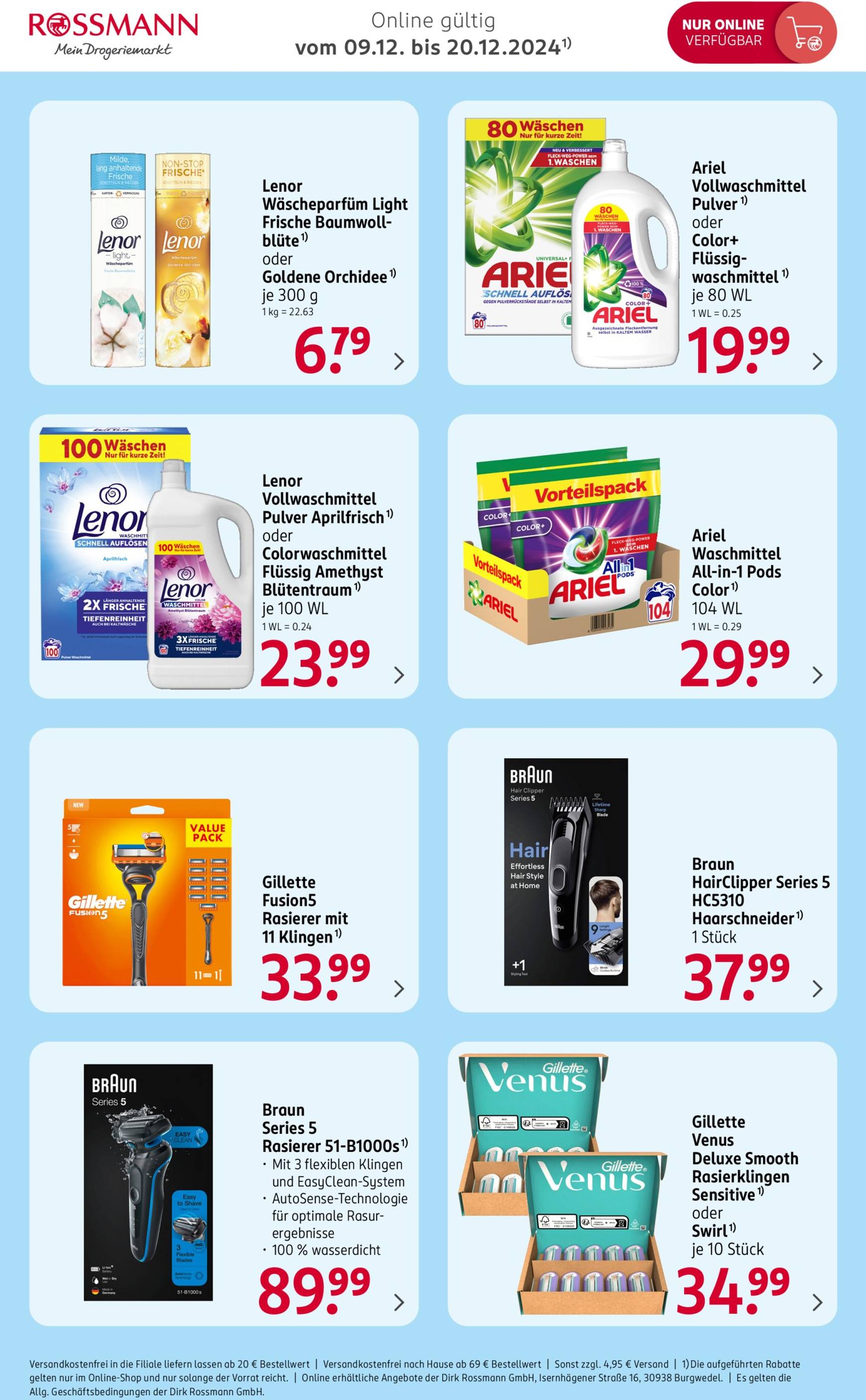 rossmann - ROSSMANN - P&G-Prospekt gültig von 09.12. bis 20.12. - page: 3