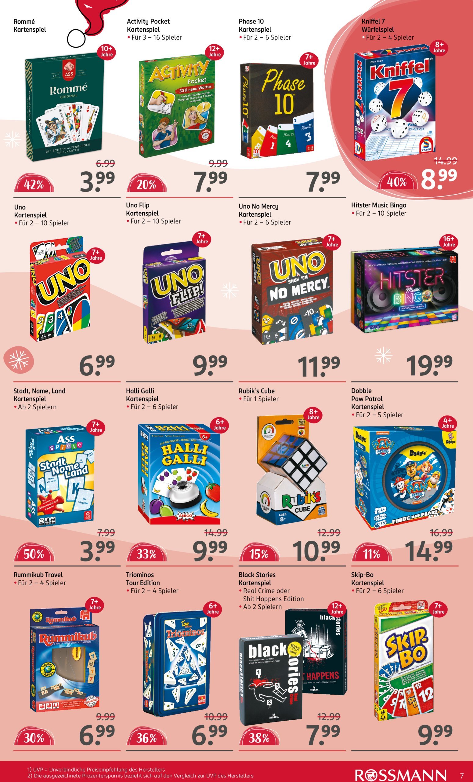 rossmann - ROSSMANN - Spiel & Spaß-Prospekt gültig von 16.12. bis 24.12. - page: 7