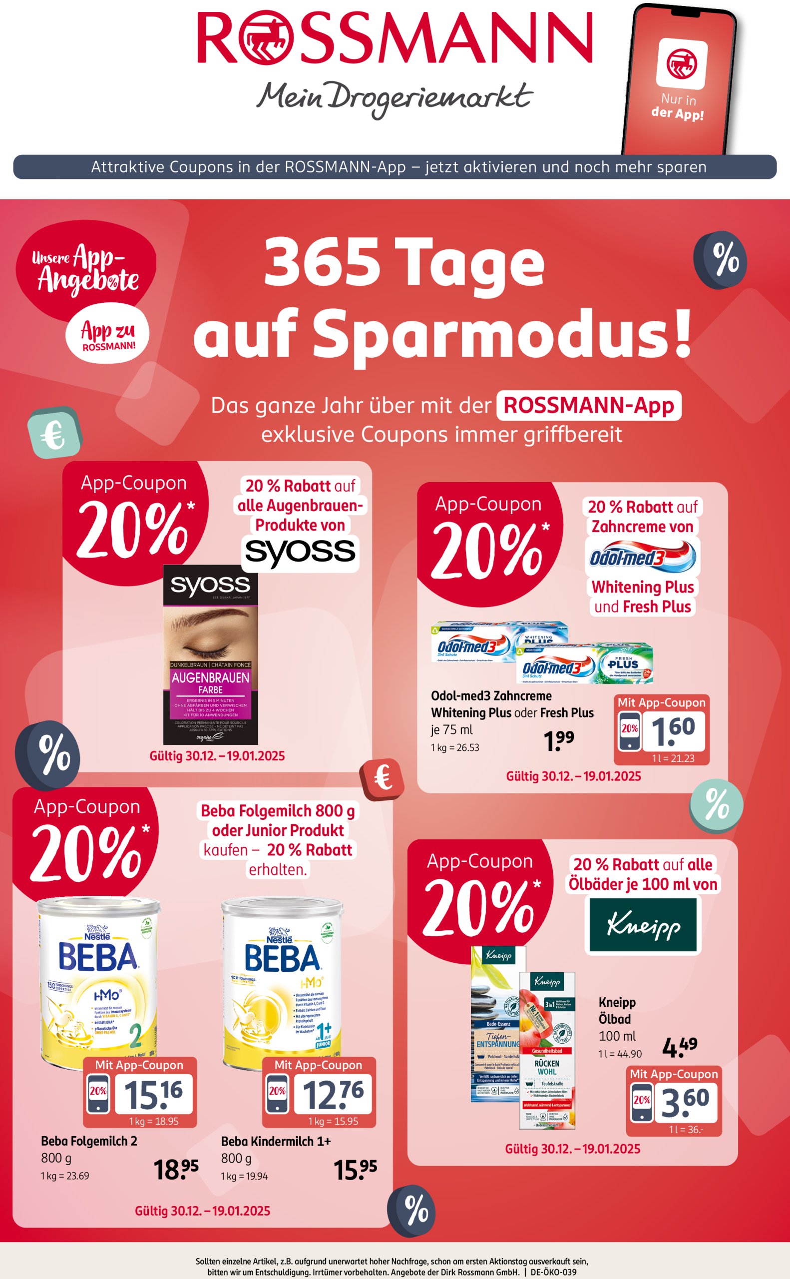 rossmann - ROSSMANN-Prospekt gültig von 30.12. bis 19.01.