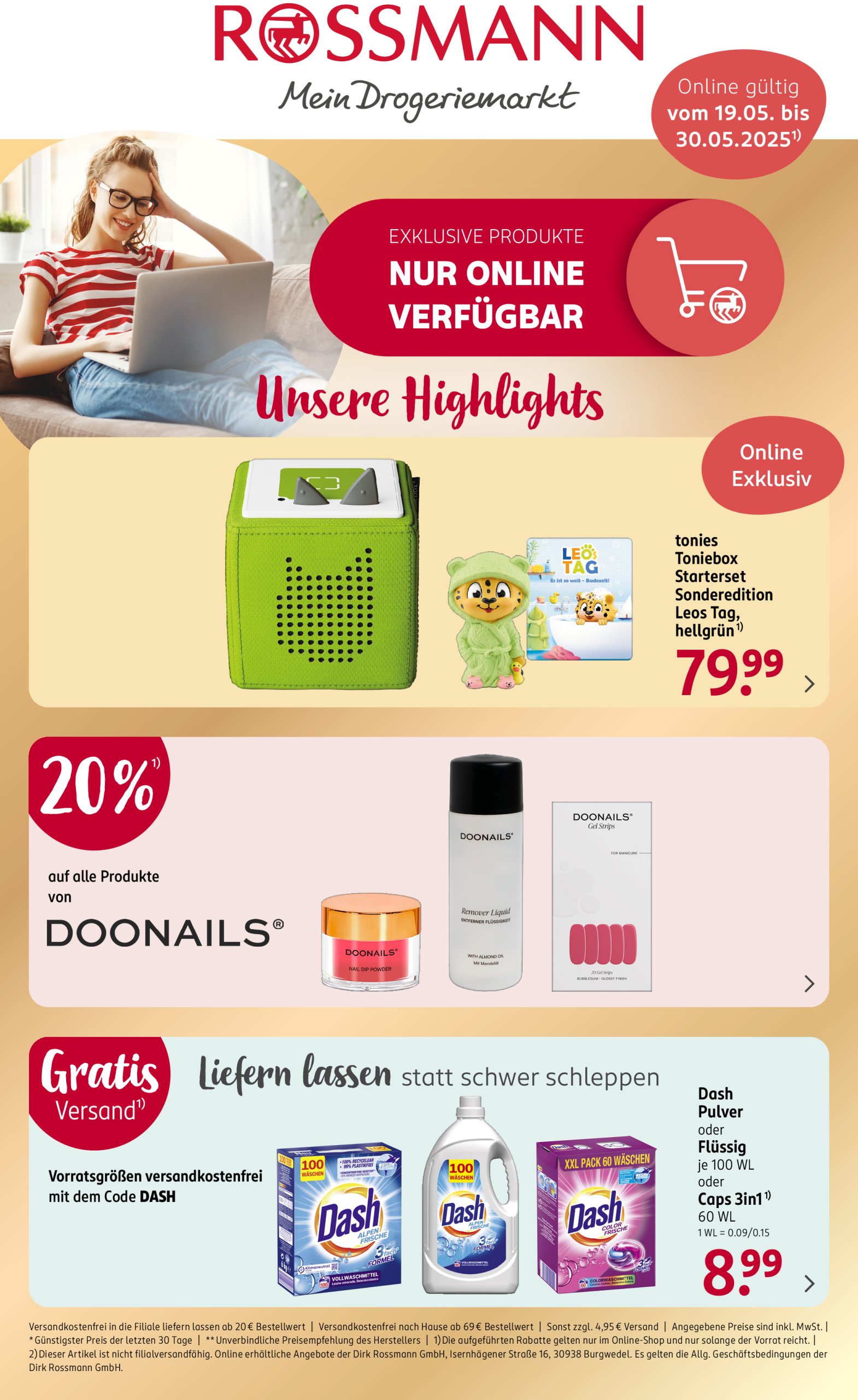 rossmann - ROSSMANN - Online Angebote-Prospekt gültig von 19.05. bis 30.05.