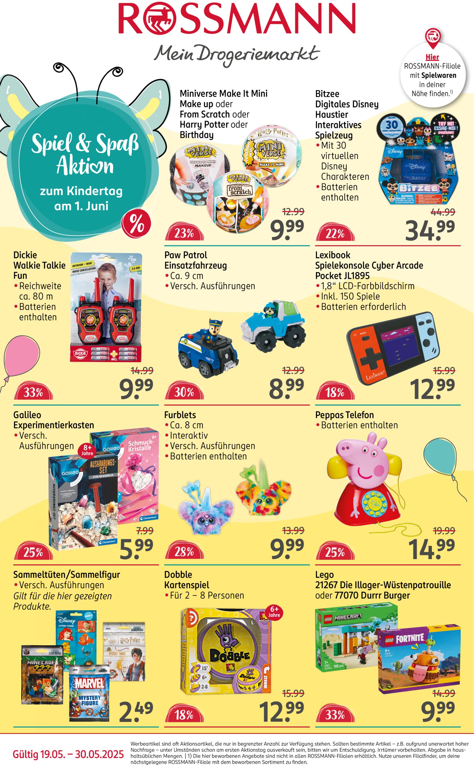 rossmann - ROSSMANN - Spiel und Spass Aktion-Prospekt gültig von 19.05. bis 30.05.