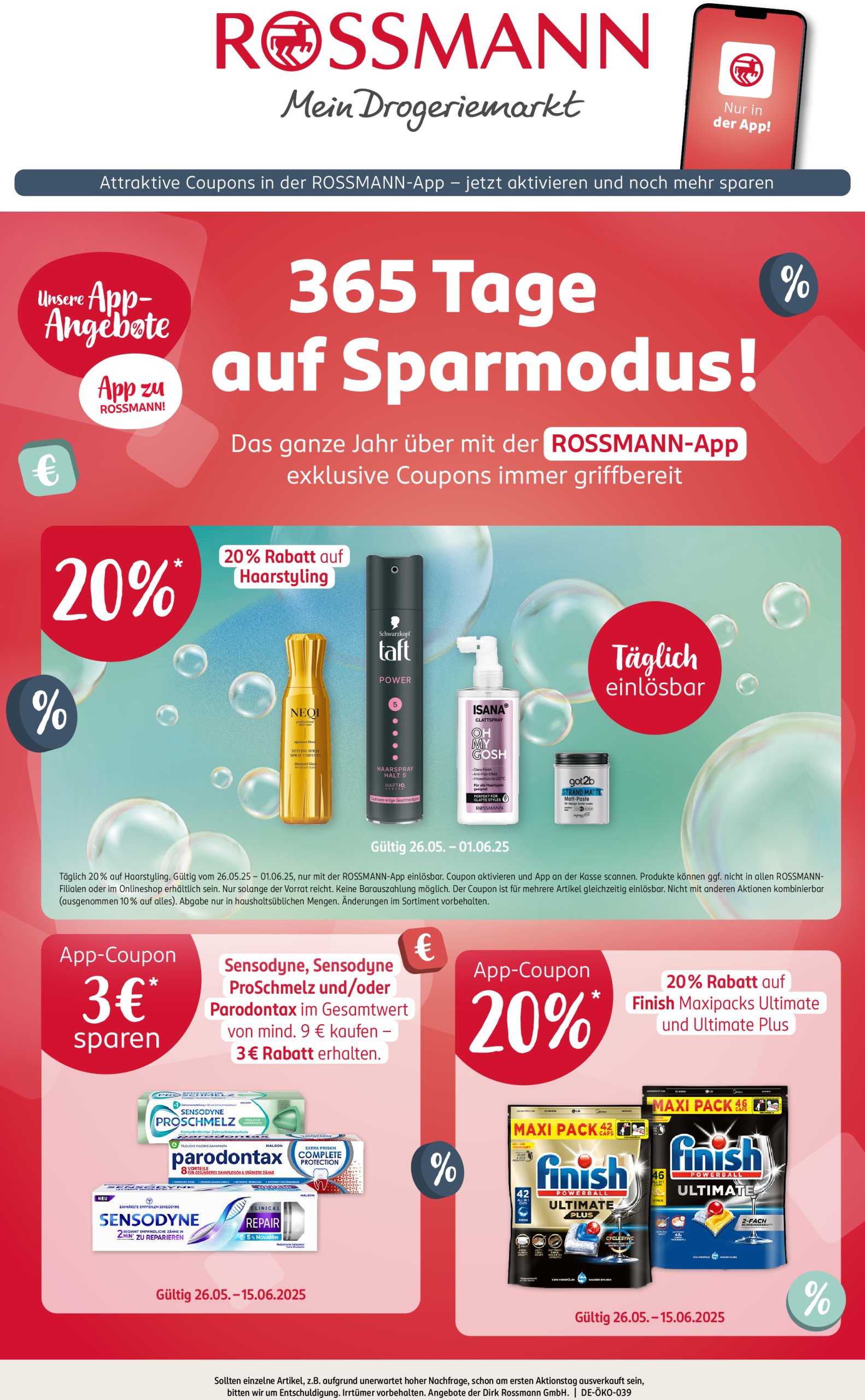 rossmann - ROSSMANN - App-Coupon-Prospekt gültig von 26.05. bis 15.06. - page: 1