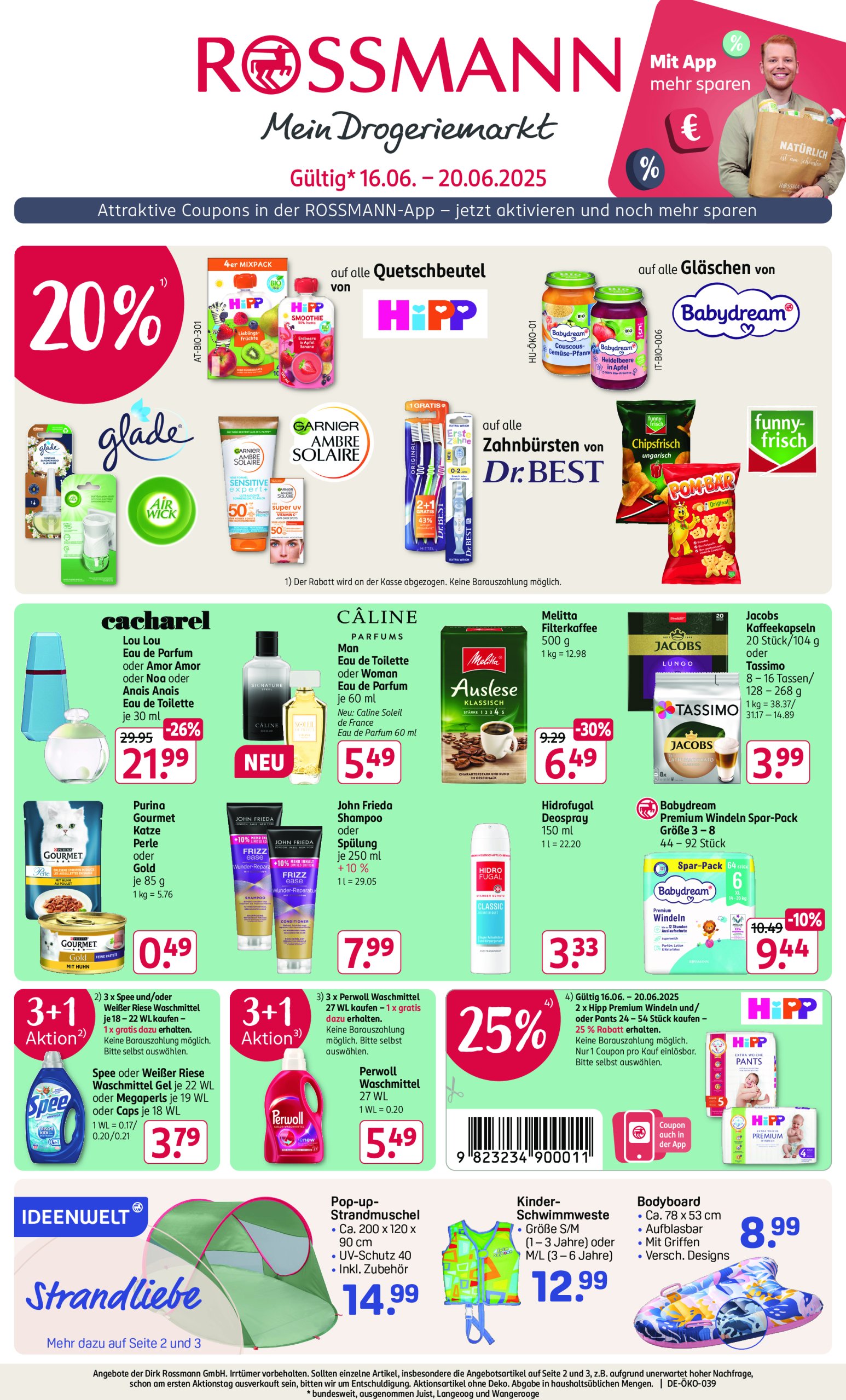 rossmann - ROSSMANN-Prospekt gültig vom 16.06. bis 20.06. - page: 1
