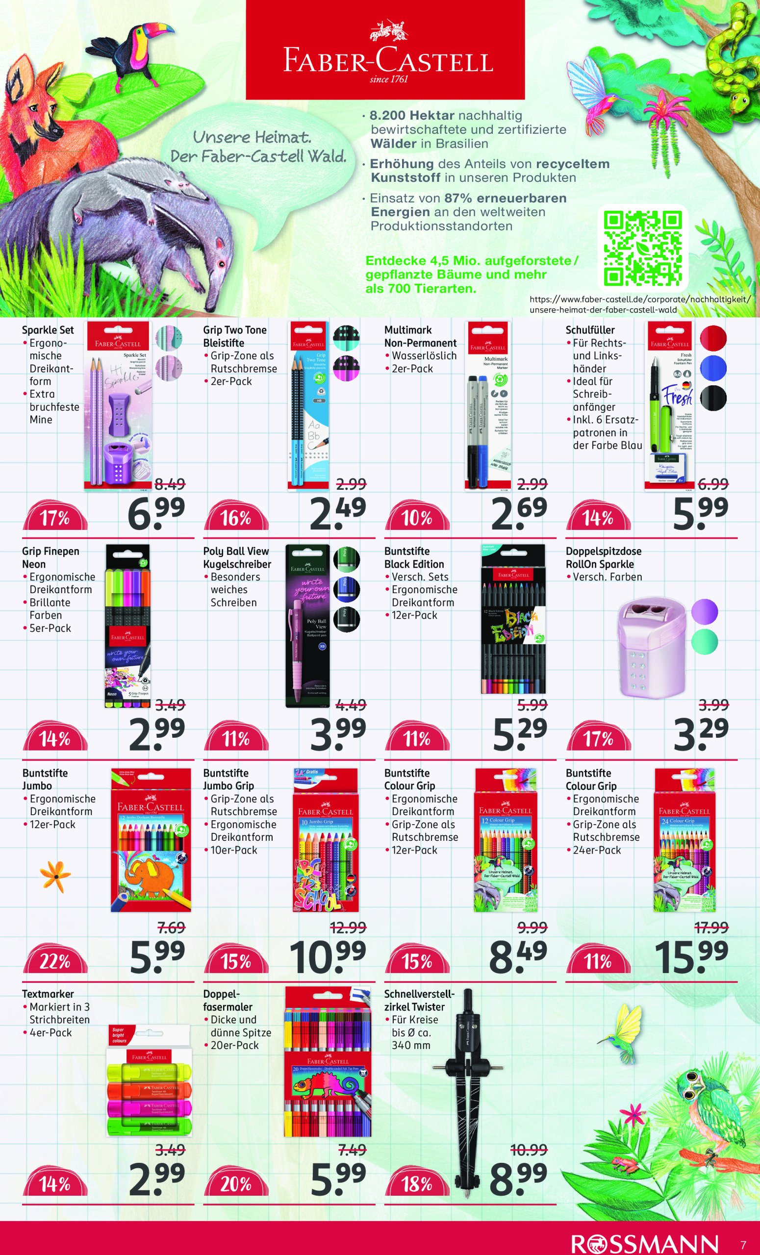 rossmann - ROSSMANN - Schulaktion-Prospekt gültig vom 30.06. bis 23.09. - page: 7