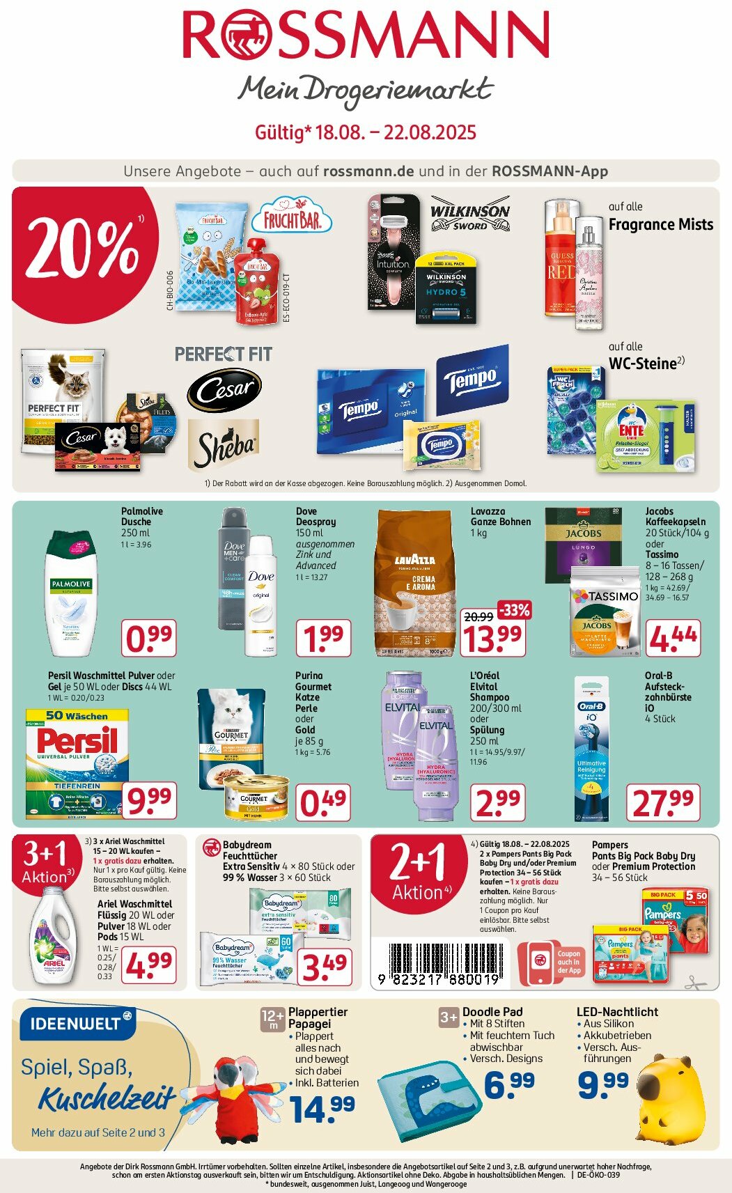 rossmann - ROSSMANN-Prospekt gültig vom 18.08. bis 22.08.