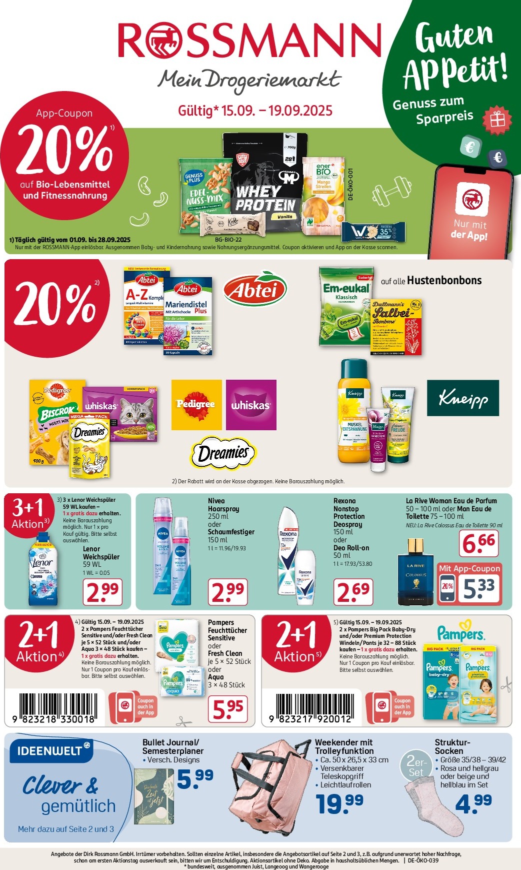 rossmann - ROSSMANN-Prospekt gültig vom 15.09. bis 19.09.