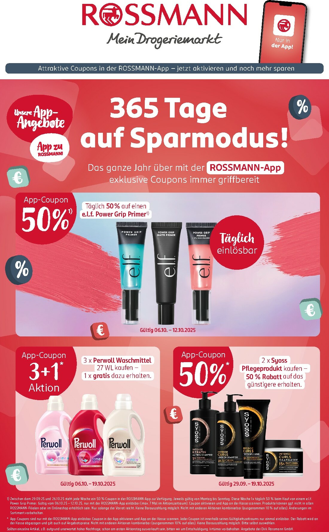 rossmann - ROSSMANN - App-Coupon-Prospekt gültig vom 29.09. bis 19.10.