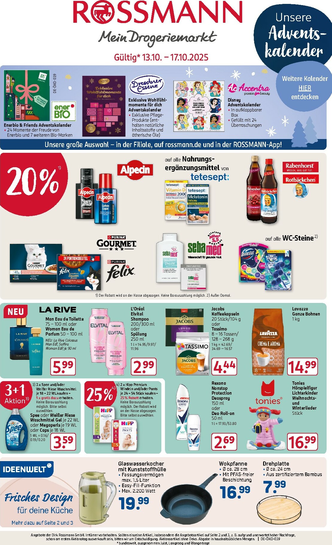 rossmann - ROSSMANN-Prospekt gültig vom 13.10. bis 17.10.