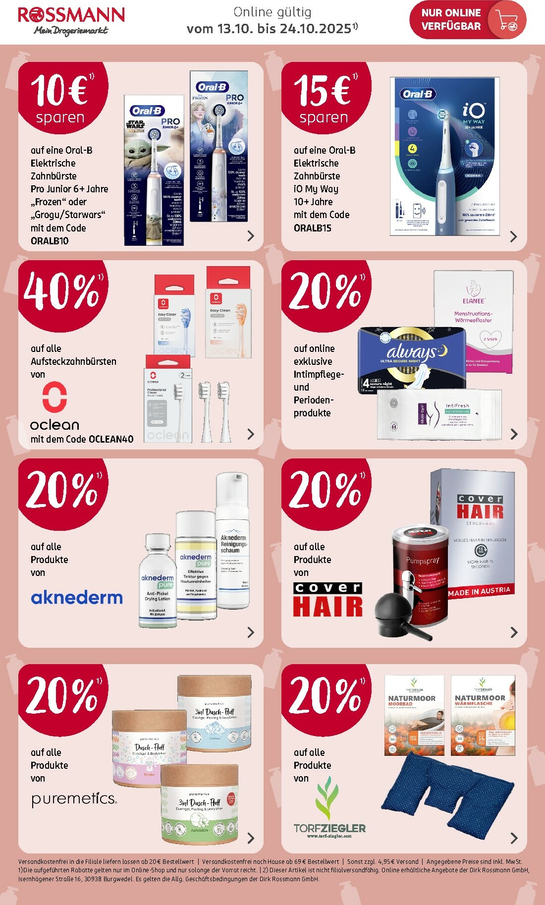 rossmann - ROSSMANN - Online Angebote-Prospekt gültig vom 13.10. bis 24.10. - page: 3