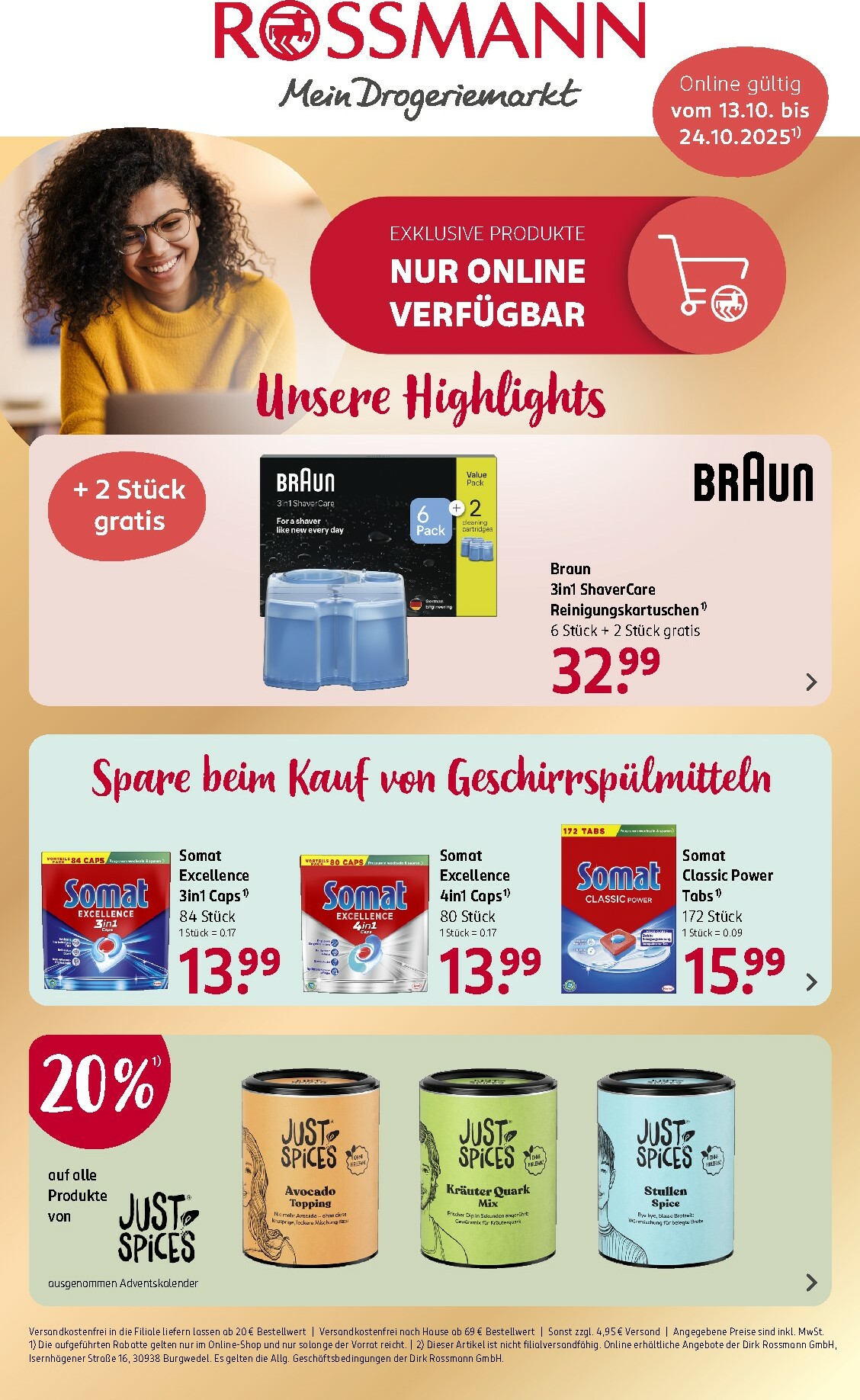 rossmann - ROSSMANN - Online Angebote-Prospekt gültig vom 13.10. bis 24.10.