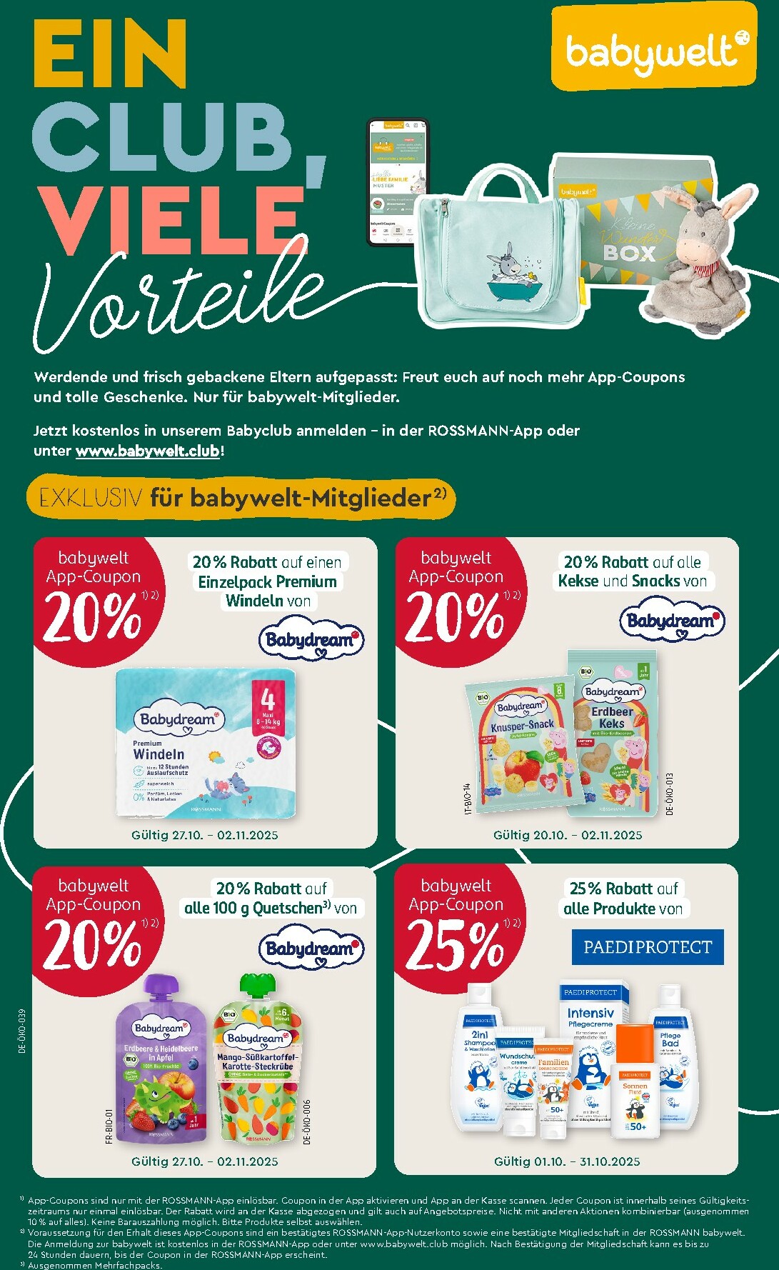 rossmann - ROSSMANN - Babywelt-Prospekt gültig vom 25.10. bis 02.11.