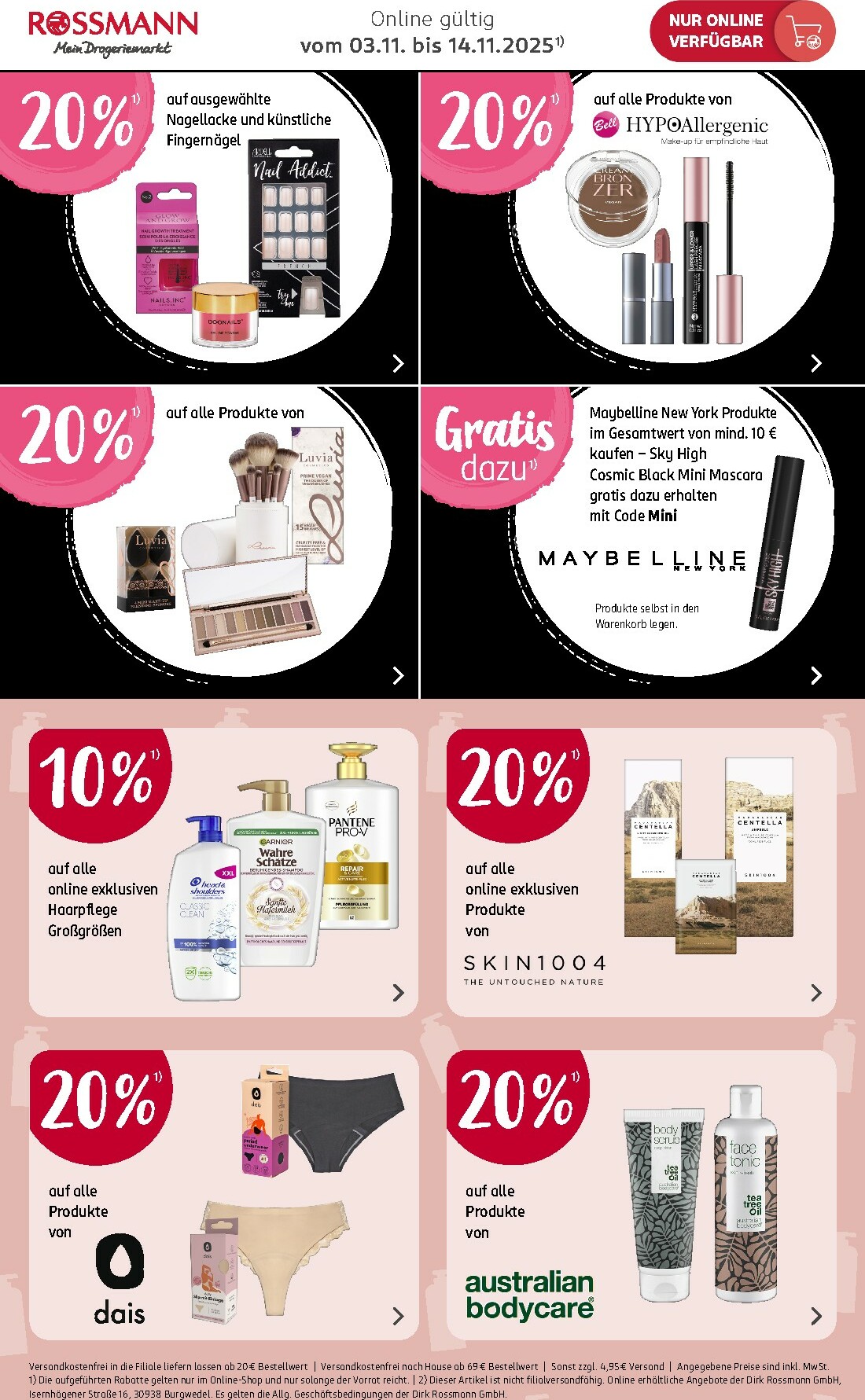 rossmann - ROSSMANN - Online Angebote-Prospekt gültig vom 03.11. bis 14.11. - page: 4