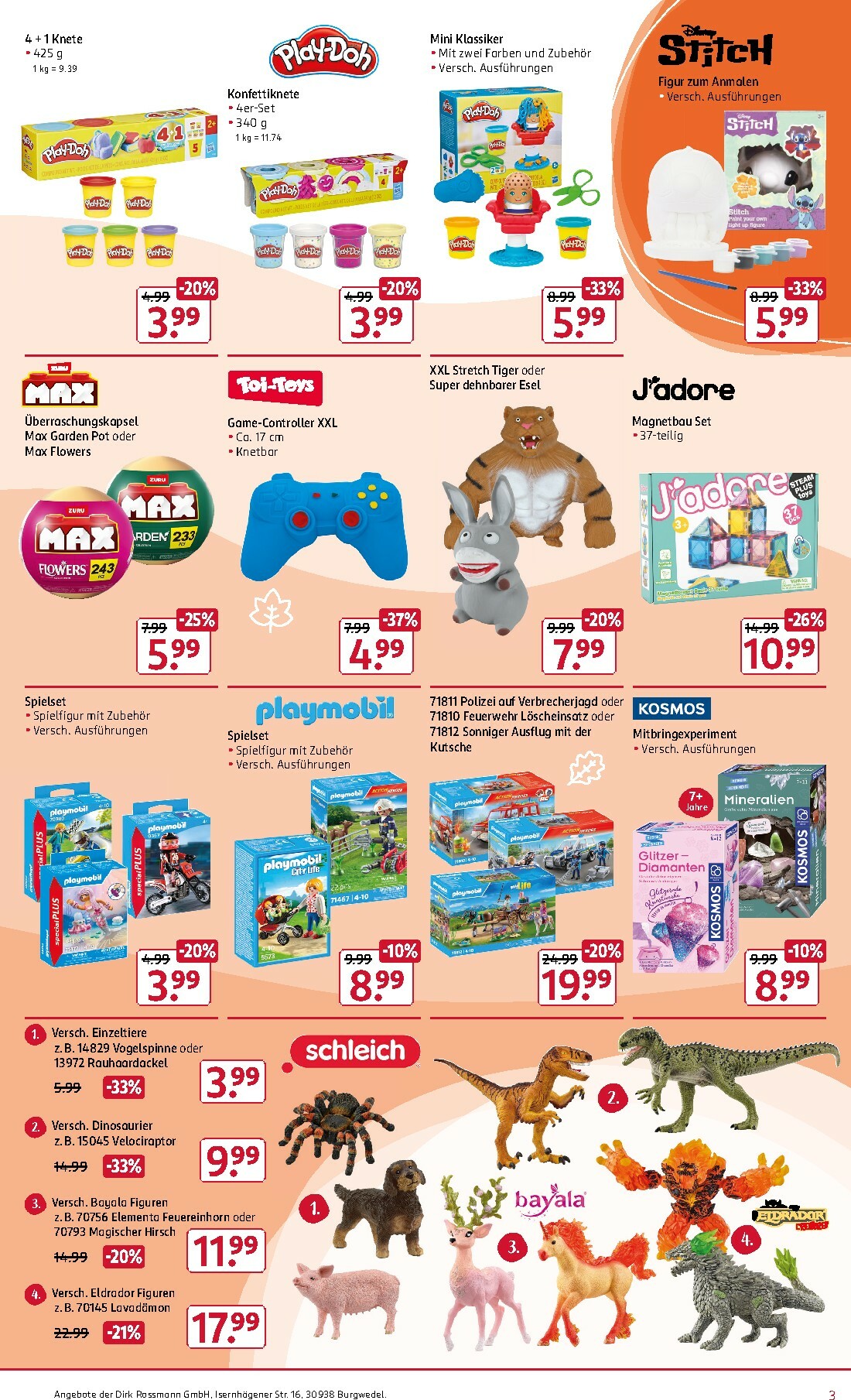 rossmann - ROSSMANN - Spiel und Spass Aktion-Prospekt gültig vom 03.11. bis 14.11. - page: 3