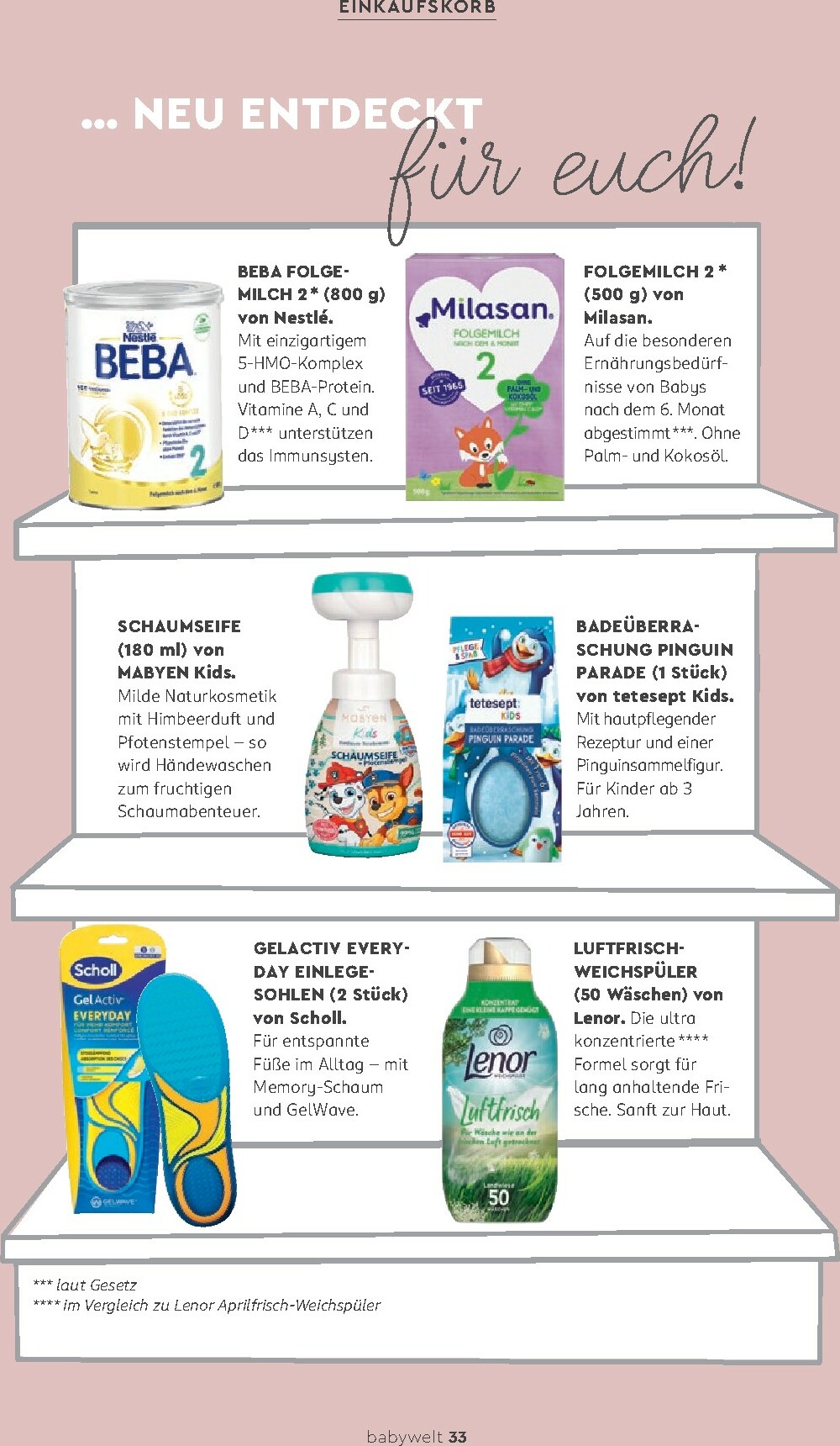 rossmann - ROSSMANN - Babywelt-Prospekt gültig vom 01.02. bis 28.02. - page: 33