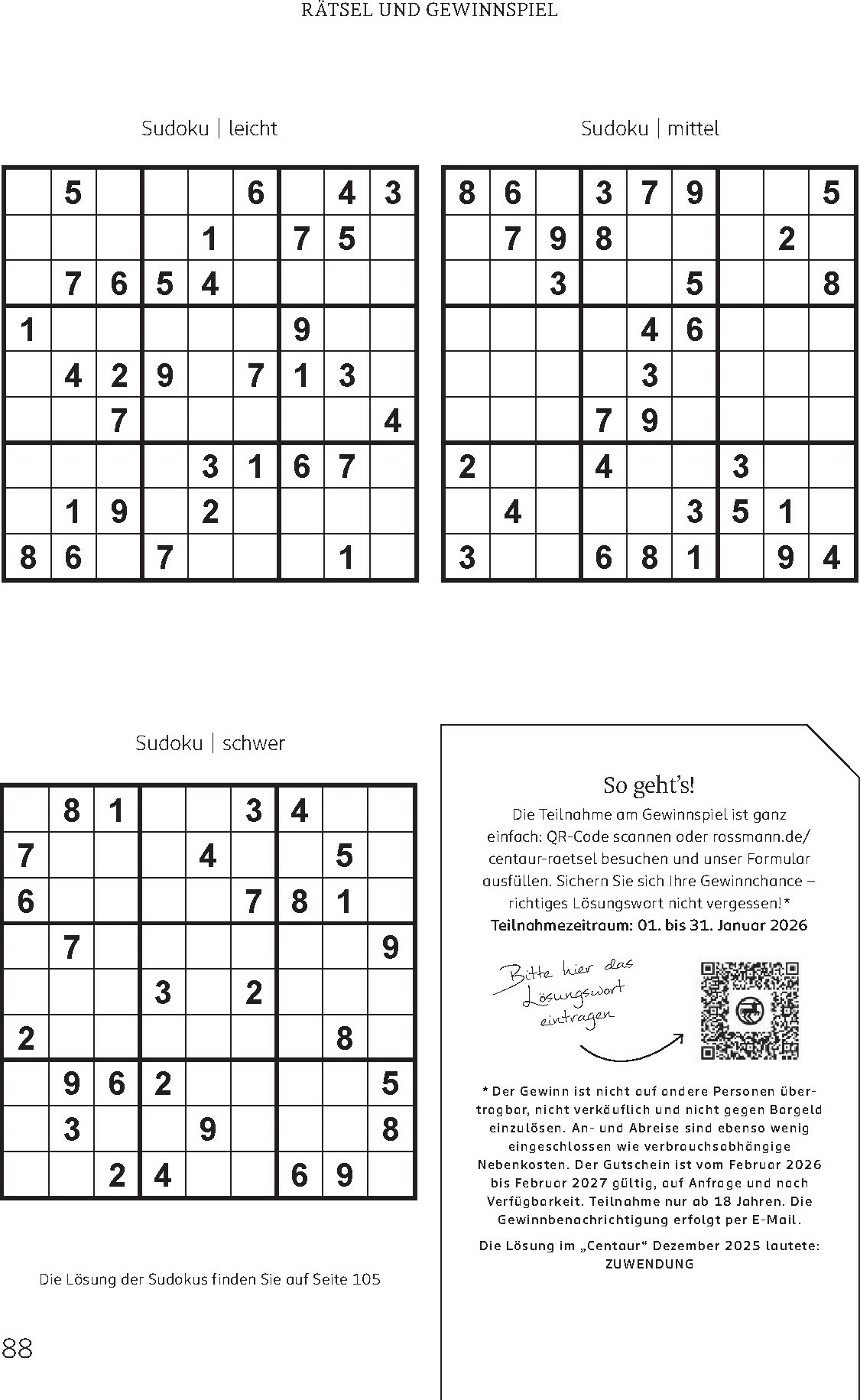 rossmann - ROSSMANN - Centaur-Prospekt gültig vom 01.01. bis 31.01. - page: 88