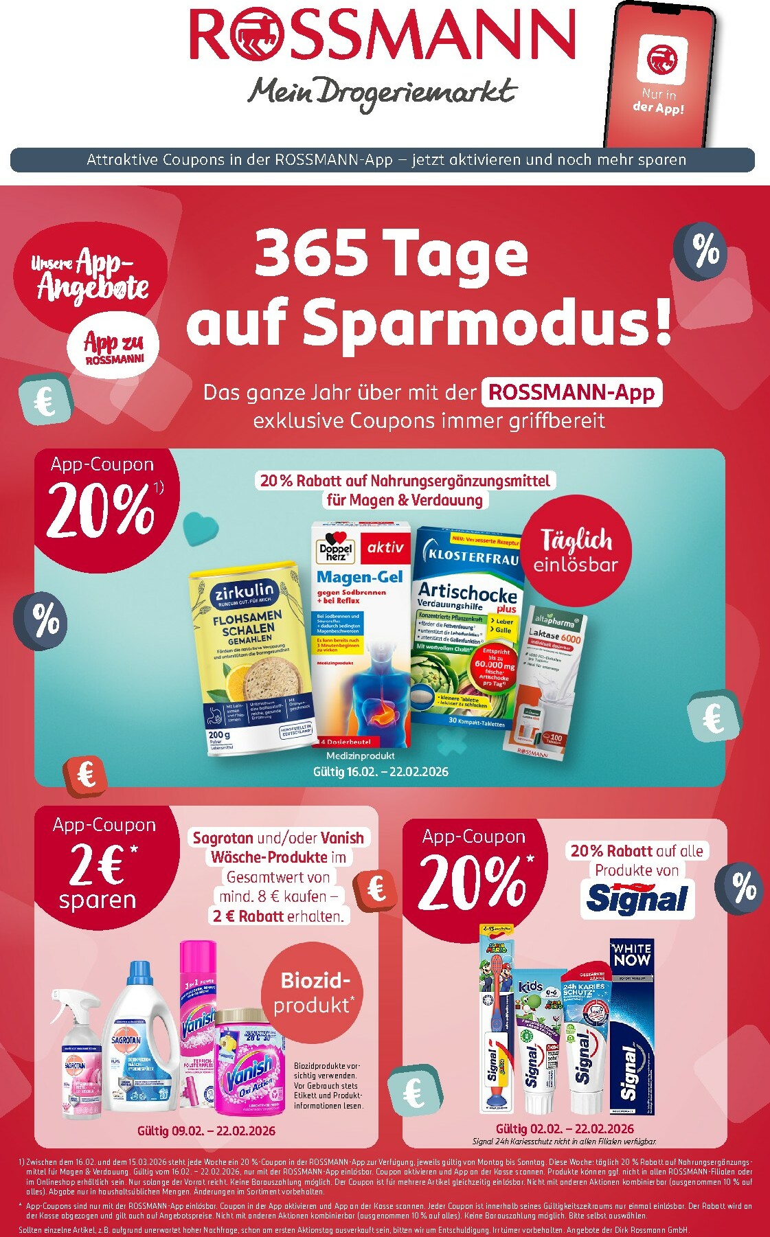 rossmann - ROSSMANN - App-Coupon-Prospekt gültig vom 16.02.2026 bis 22.02.2026