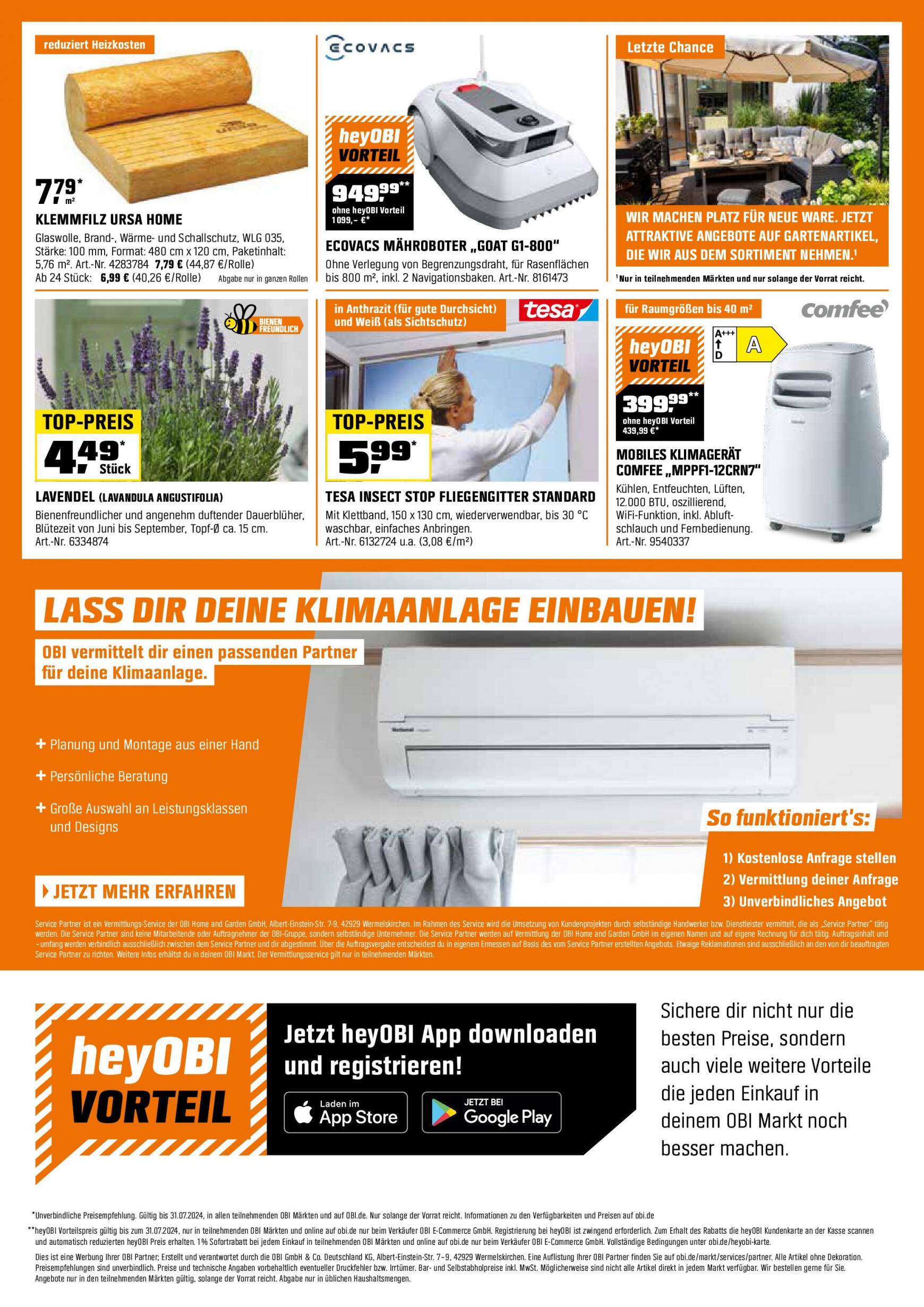 obi - Flyer Obi aktuell 01.07. - 31.07. - page: 18