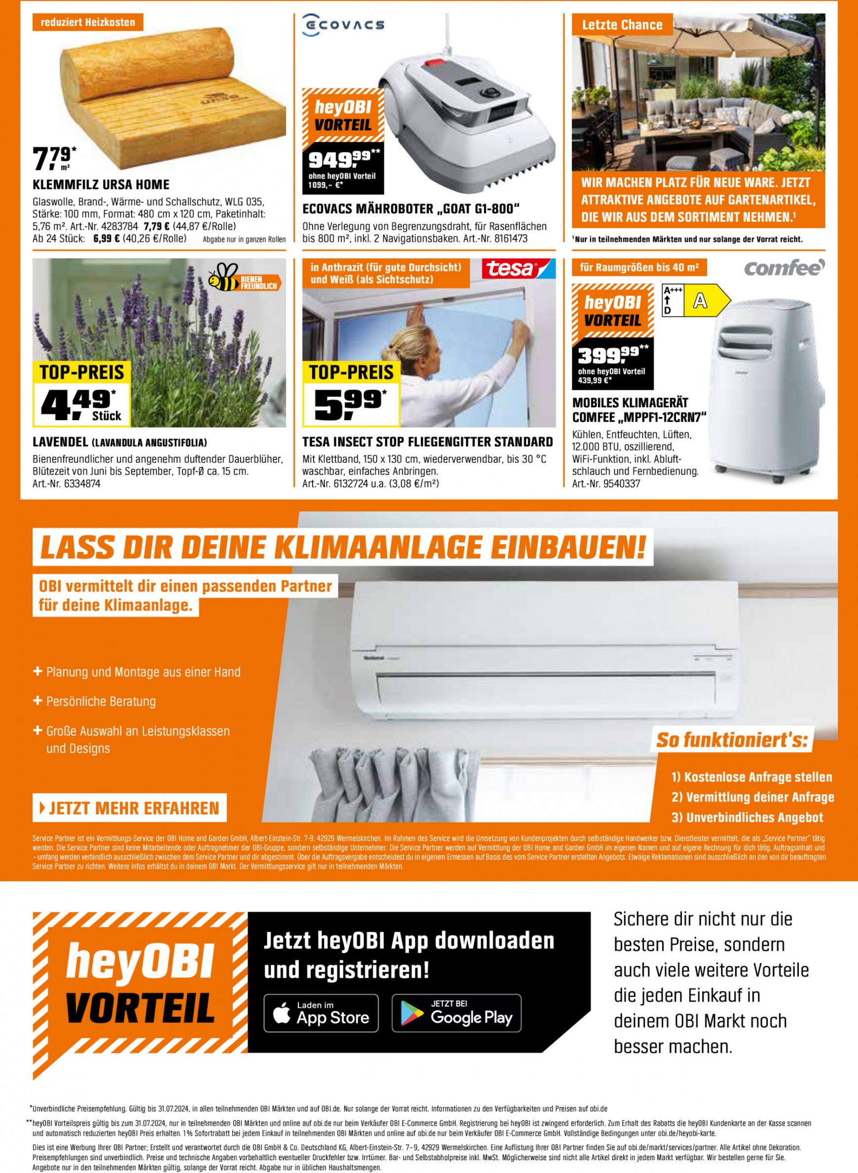 obi - Flyer Obi aktuell 16.07. - 31.07. - page: 18