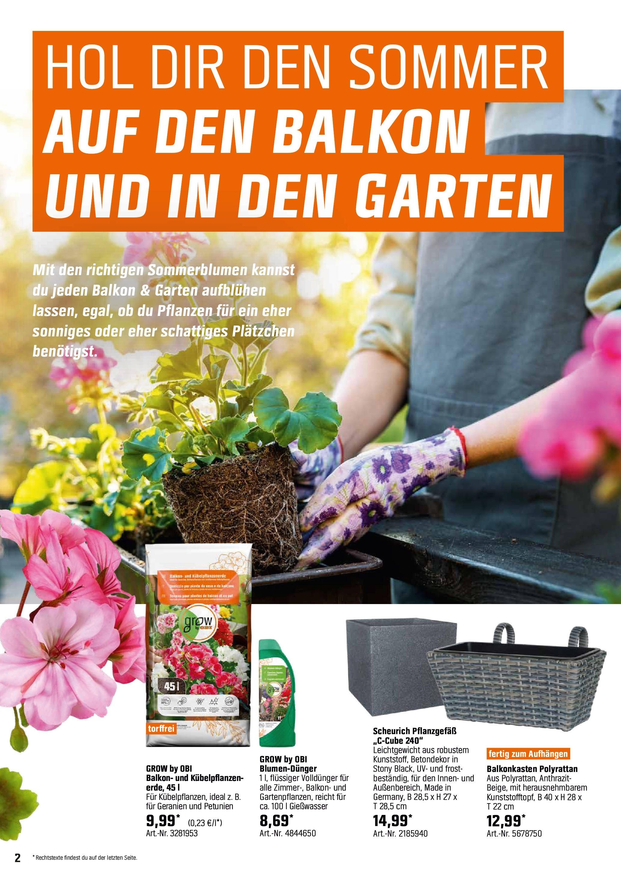 obi - Obi - Bring Farbe in den Garten-Prospekt gültig von 04.05. bis 31.05. - page: 2