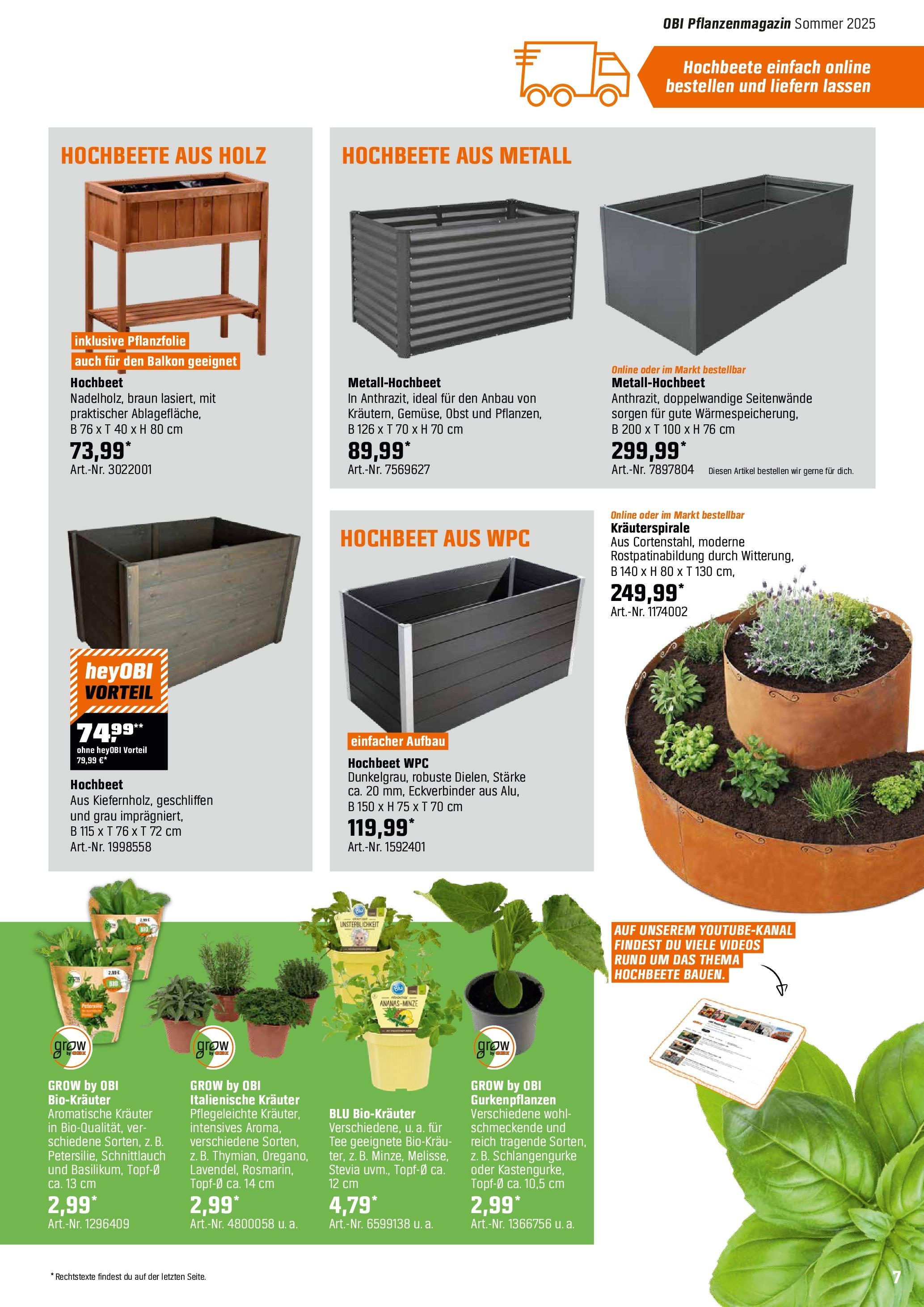 obi - Obi - Bring Farbe in den Garten-Prospekt gültig von 04.05. bis 31.05. - page: 7