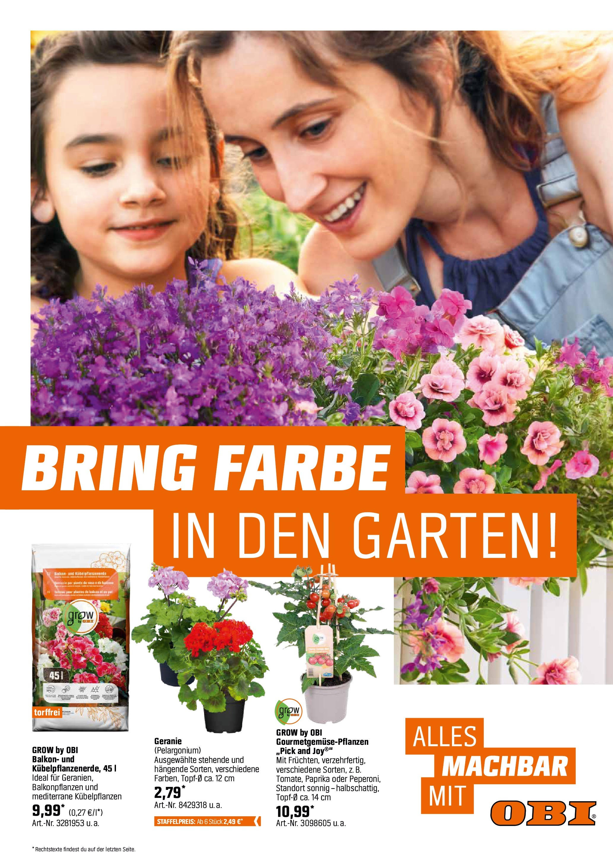 obi - Obi - Bring Farbe in den Garten-Prospekt gültig von 04.05. bis 31.05.