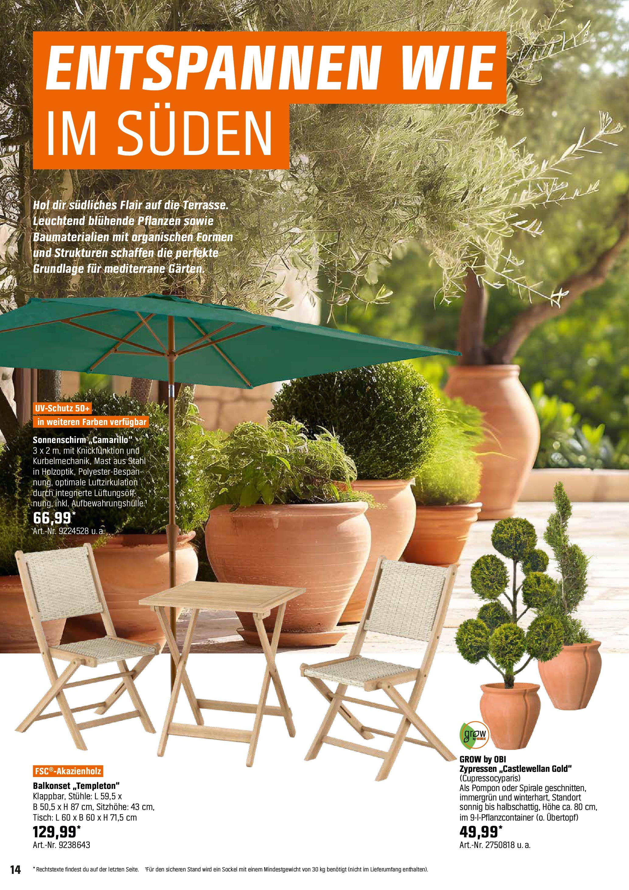 obi - Obi - Bring Farbe in den Garten-Prospekt gültig von 04.05. bis 31.05. - page: 14