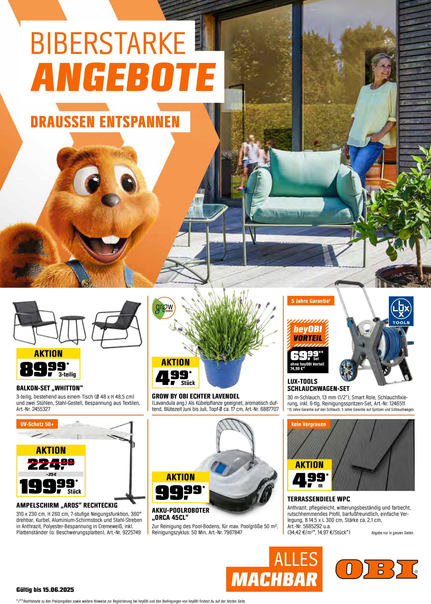 obi - Obi-Prospekt gültig von 01.06. bis 15.06.