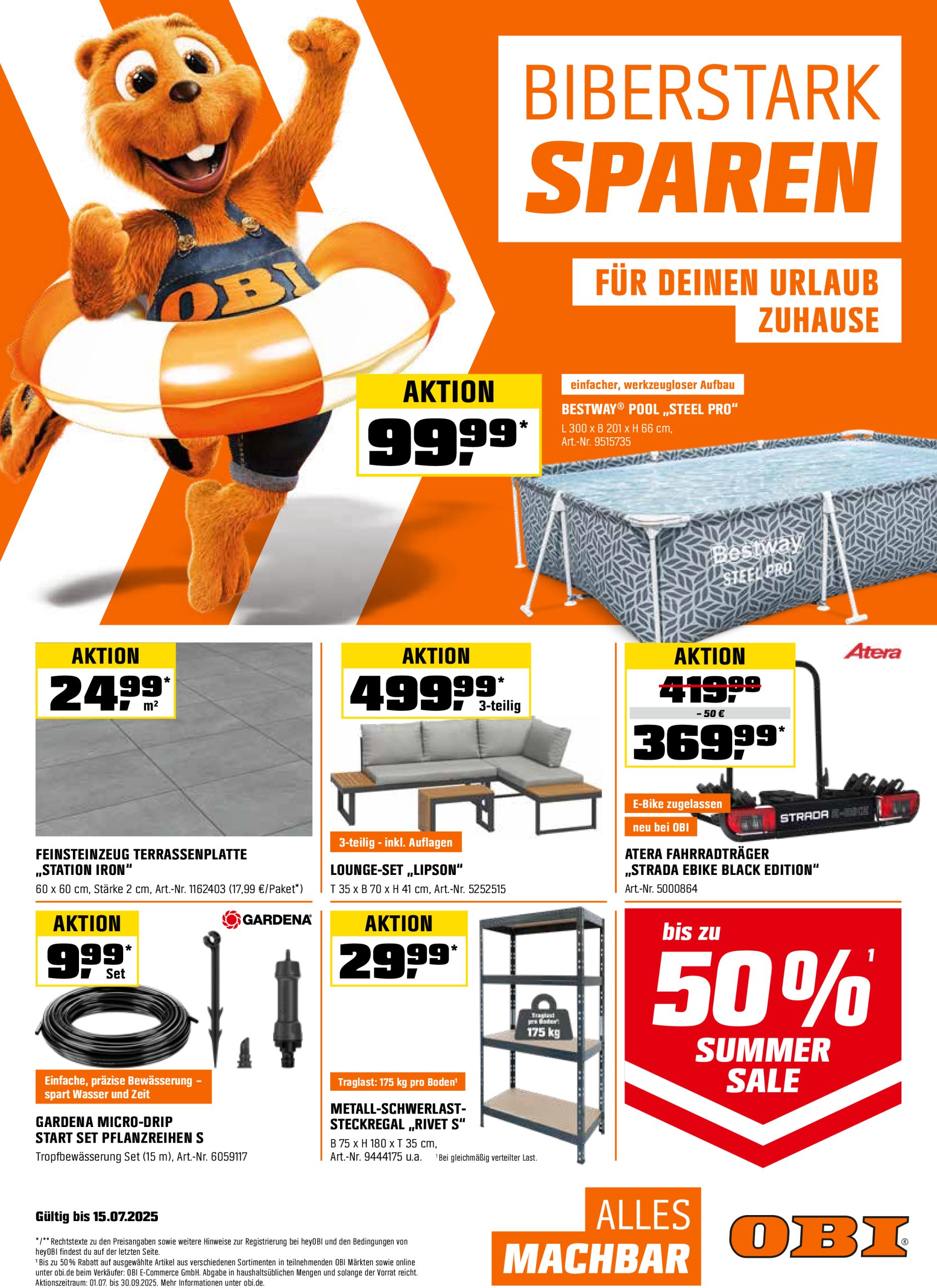 obi - Obi-Prospekt gültig vom 01.07. bis 15.07.